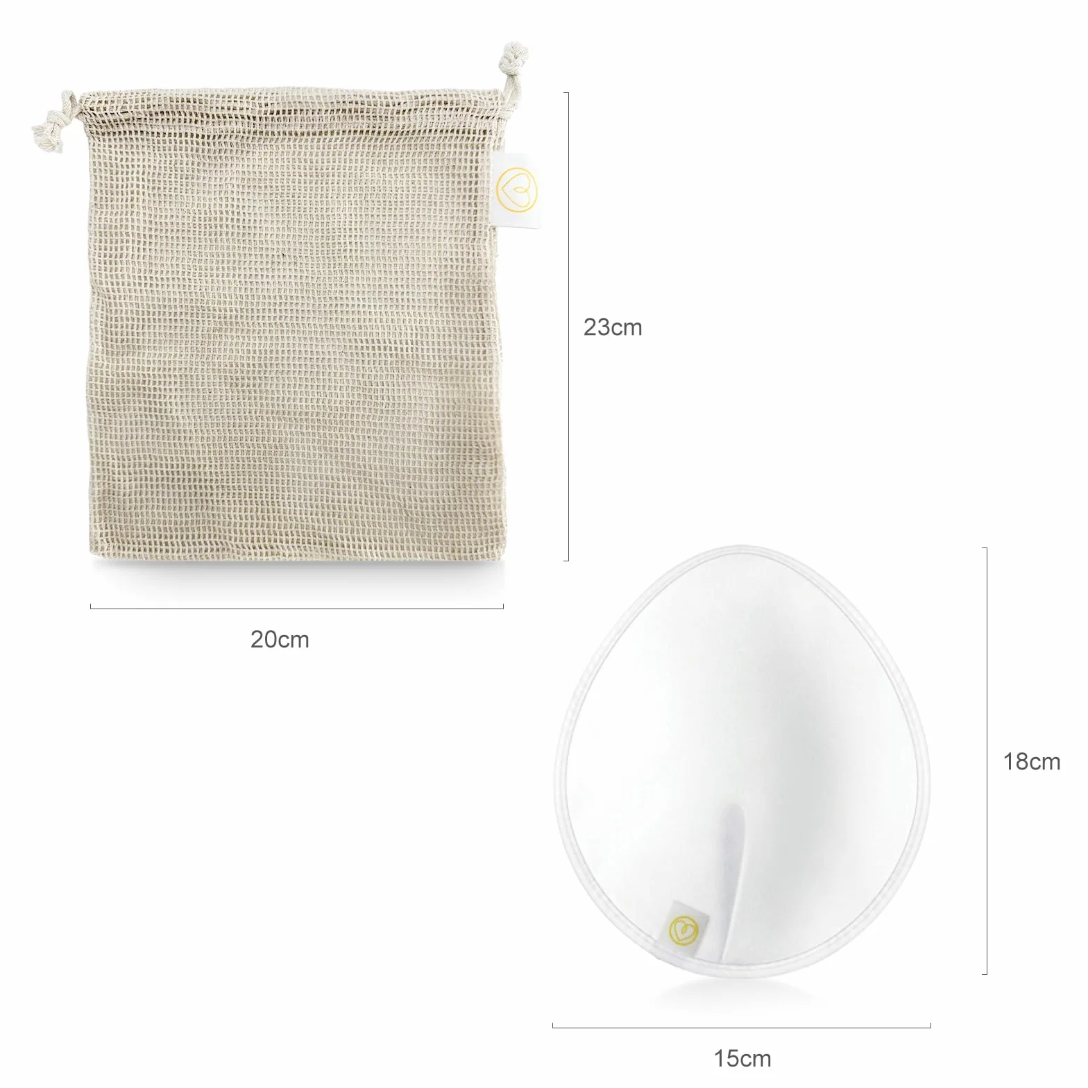 First Days Maternity Coussinets d'allaitement réutilisables coton biologique Taille XL ultra-absorbants lavables