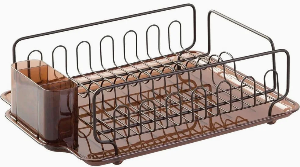 iDesign 68982EU Forma Lupe Égouttoir 2 Ambre/Bronze
