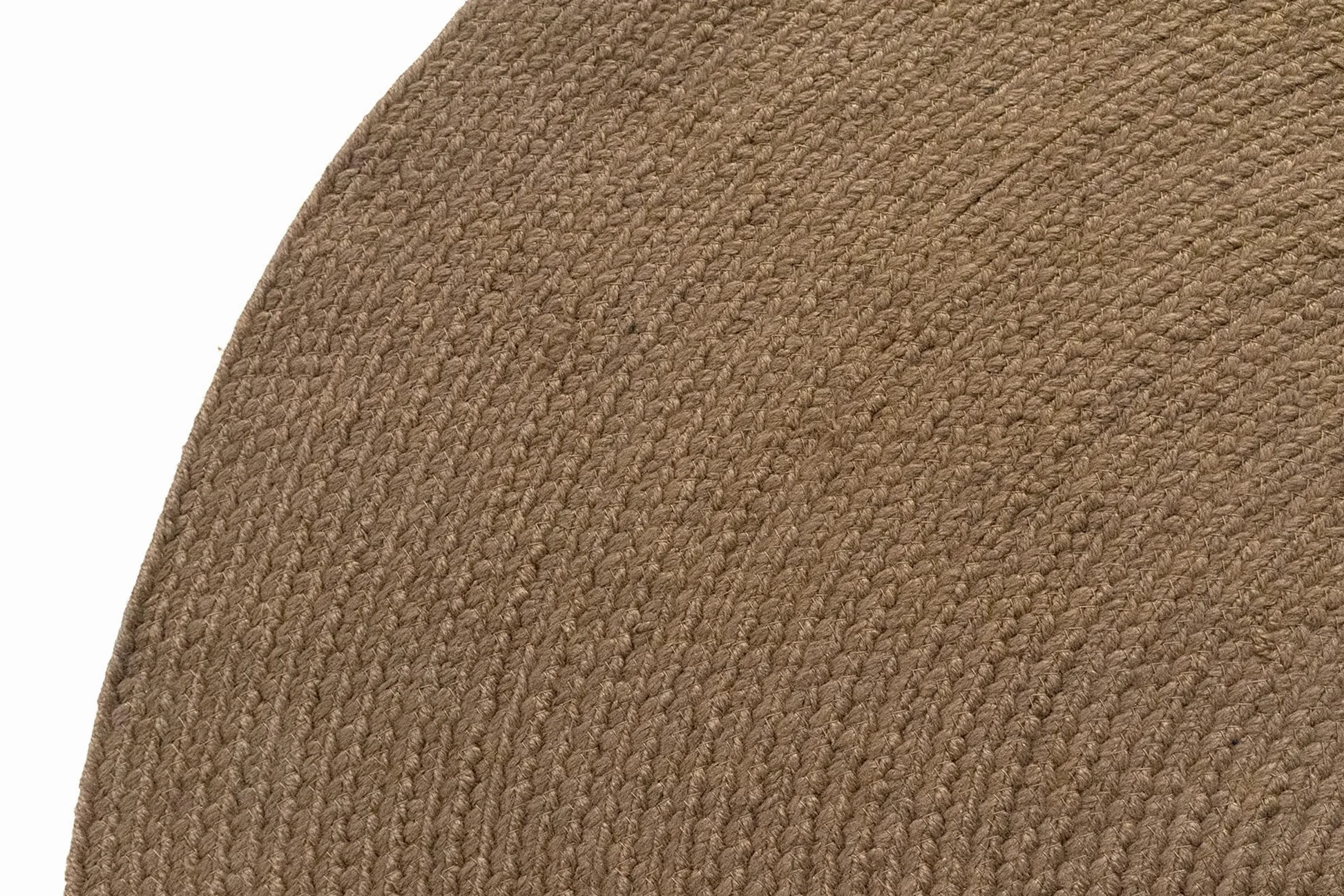 HAMID Tapis Nansa Intérieur/Extérieur en Pet Recyclé – Lavable et Imperméable – Écologique & Durable – Idéal pour Terrasse, Jardin ou Salon (120x120cm, Marron)