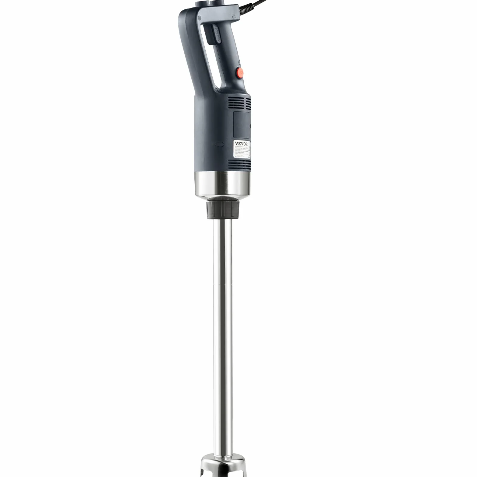 VEVOR Mixeur Plongeant 750 W Mélangeur à Main Immersion 855 mm Vitesse Variable Lame en Acier Inoxydable 304
