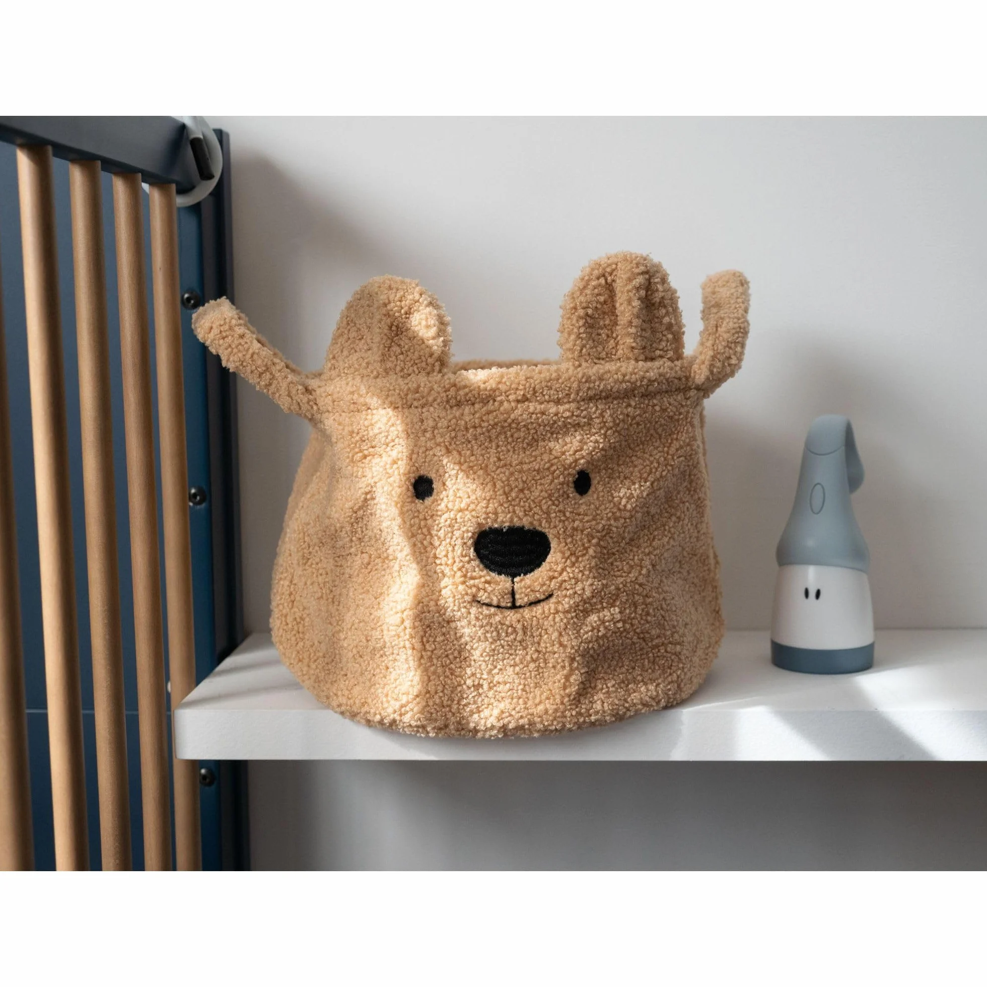 Childhome Panier de rangement Teddy Brun 25 x 20 cm