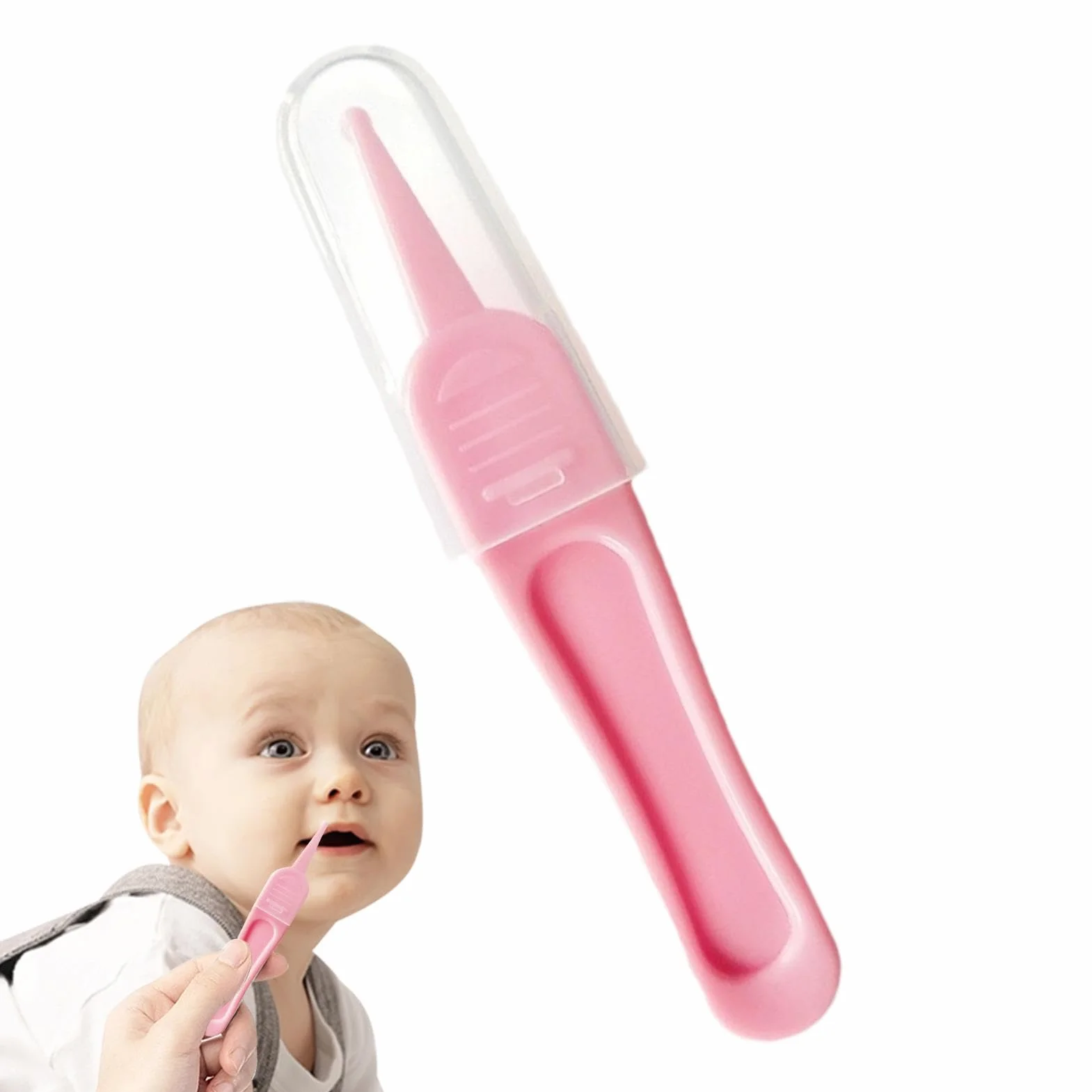 Pincettes pour nettoyer le nez bébé, pince ronde sûre et efficace