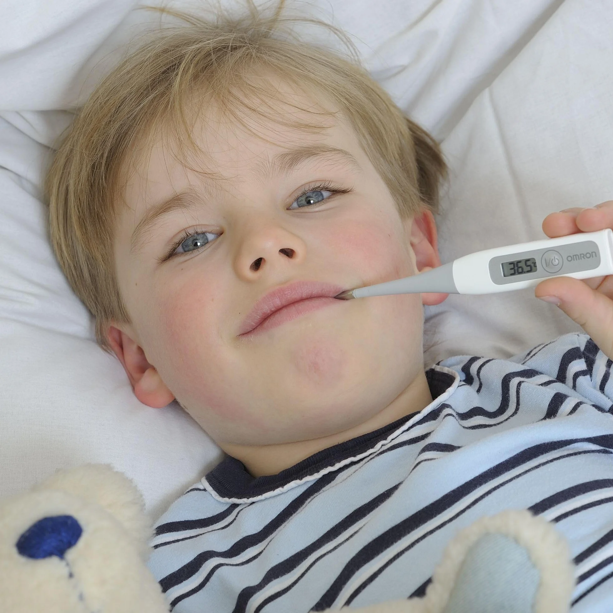 OMRON Flex Temp Smart Thermomètre – Thermomètre bébé rapide 10 secondes, pointe flexible, étanche, précis bébé adultes