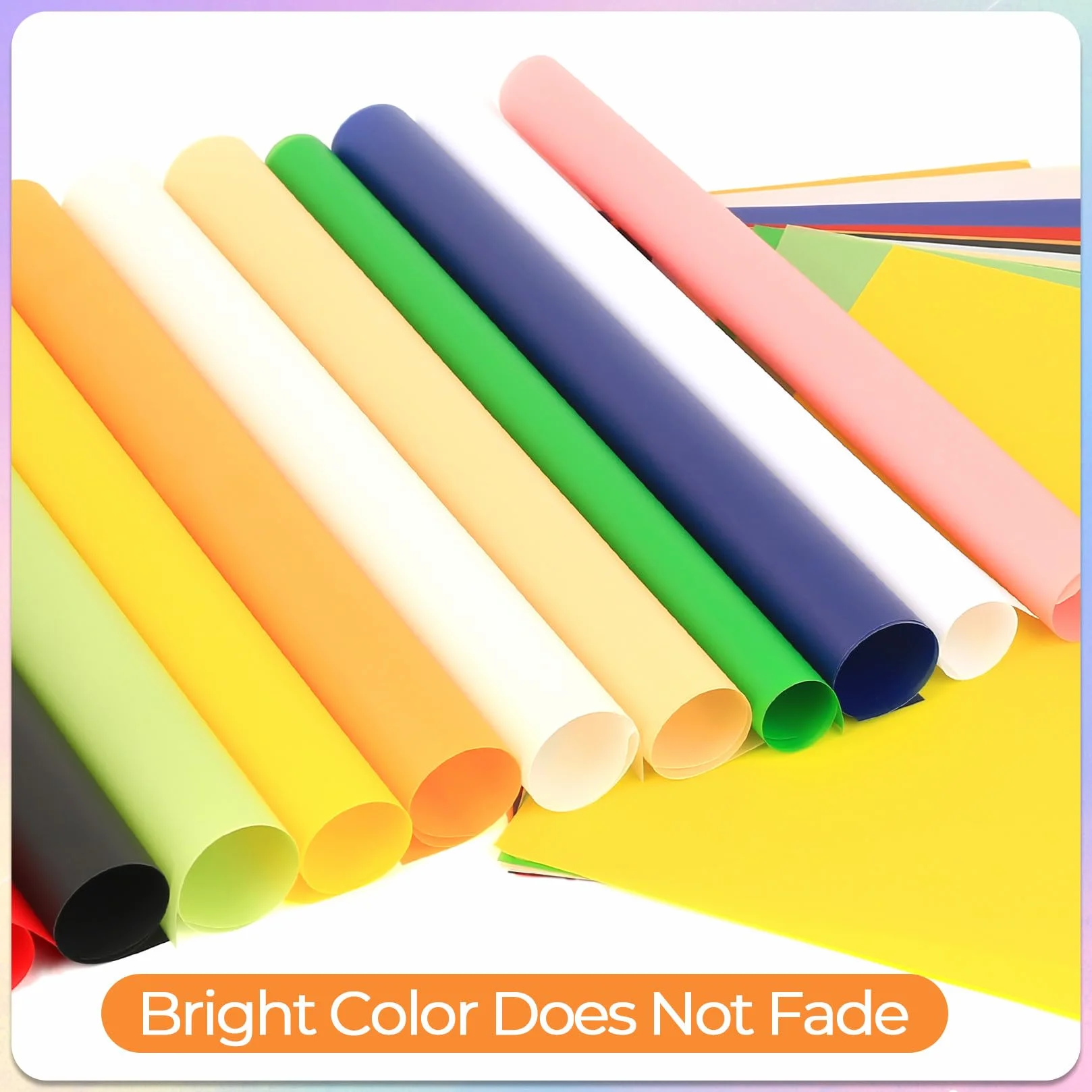 Papier Calque Coloré 24 Feuilles DIN A4 100 g/m² Transparent Imprimable pour Dessins