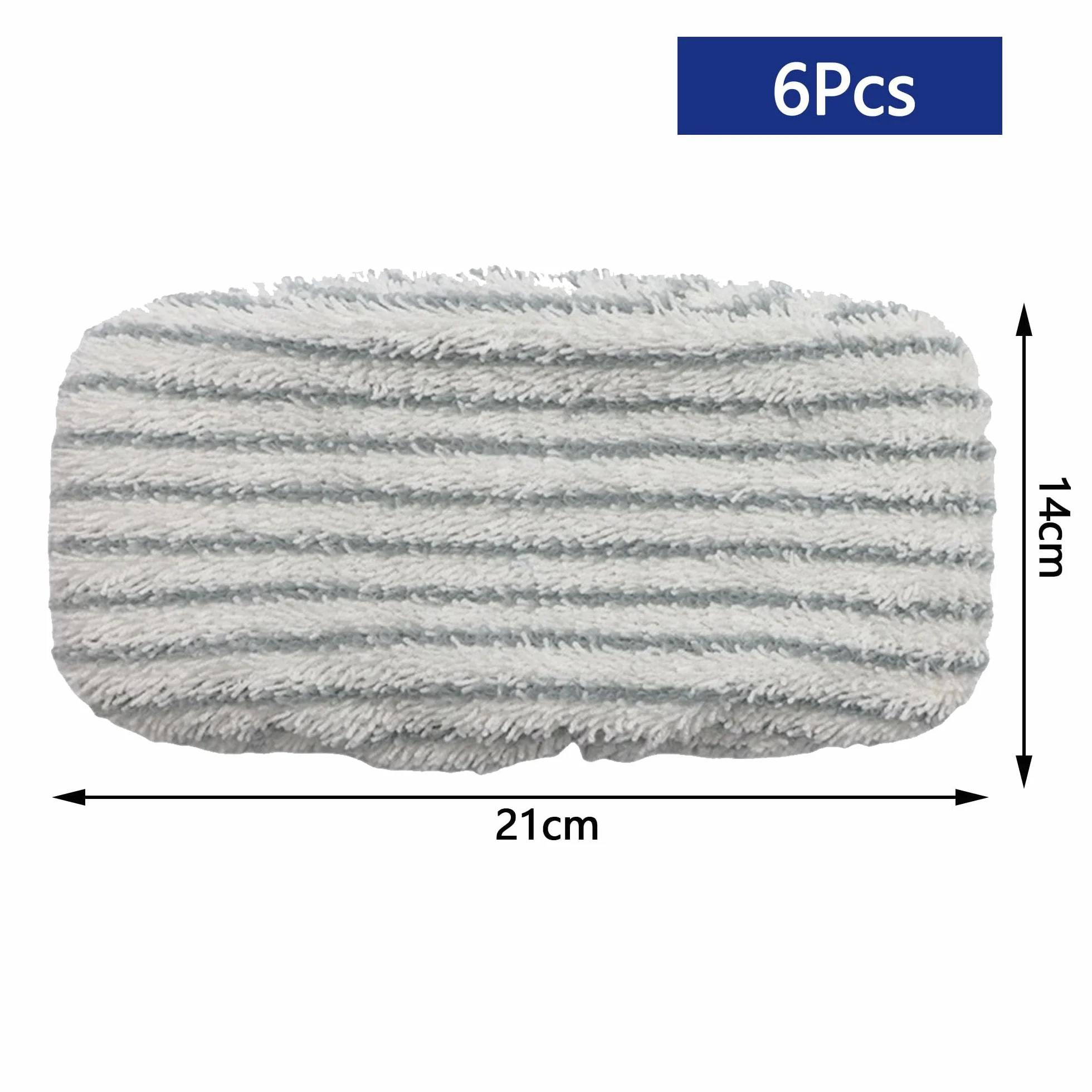 Rowenta Clean & Steam ZR850002 ZR005801 ZR005804 Lingette Accessoires Serpillere Balai Vapeur 6 Pièces Gris Bleu