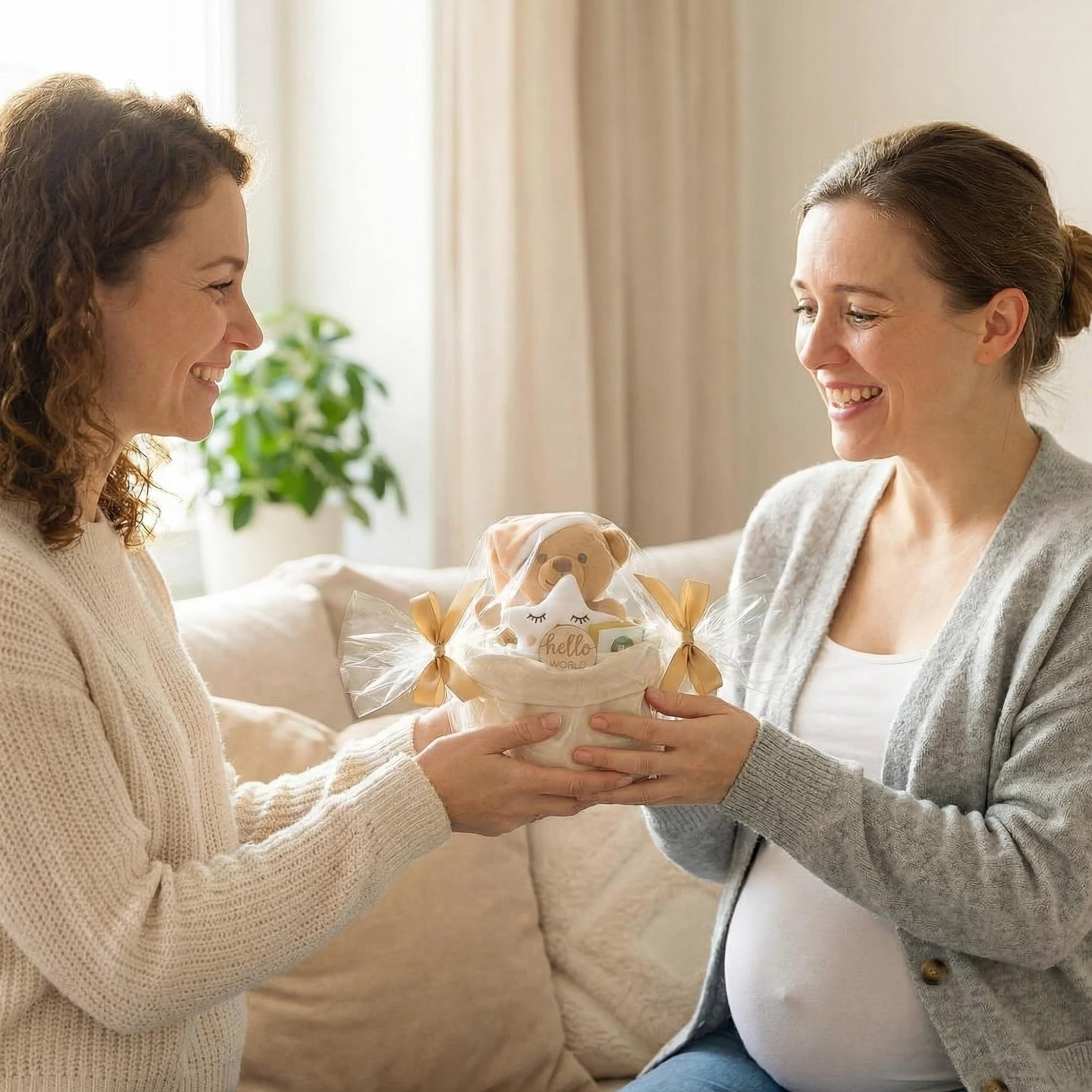 Soo Gâteau de couche boho pour fille et garçon, cadeau de naissance premium