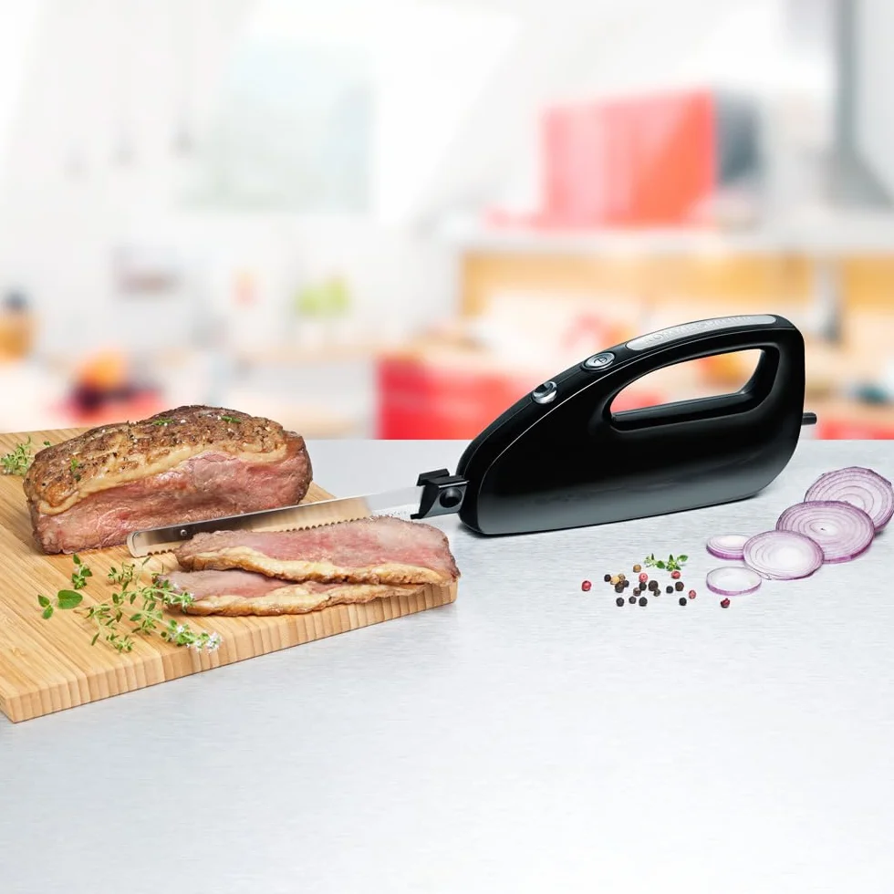 Rommelsbacher Couteau électrique EM 150 120 W acier inoxydable 15 cm