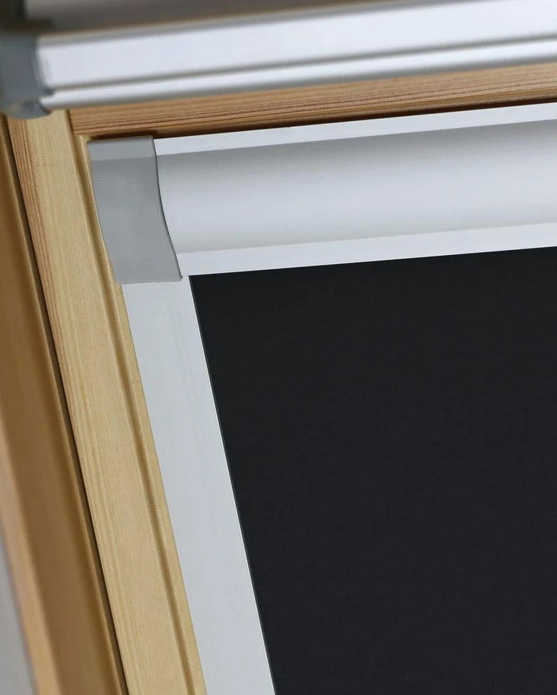 Bloc Skylight Blind 1 (55/78) pour fenêtres de Toit Fakro, Noir