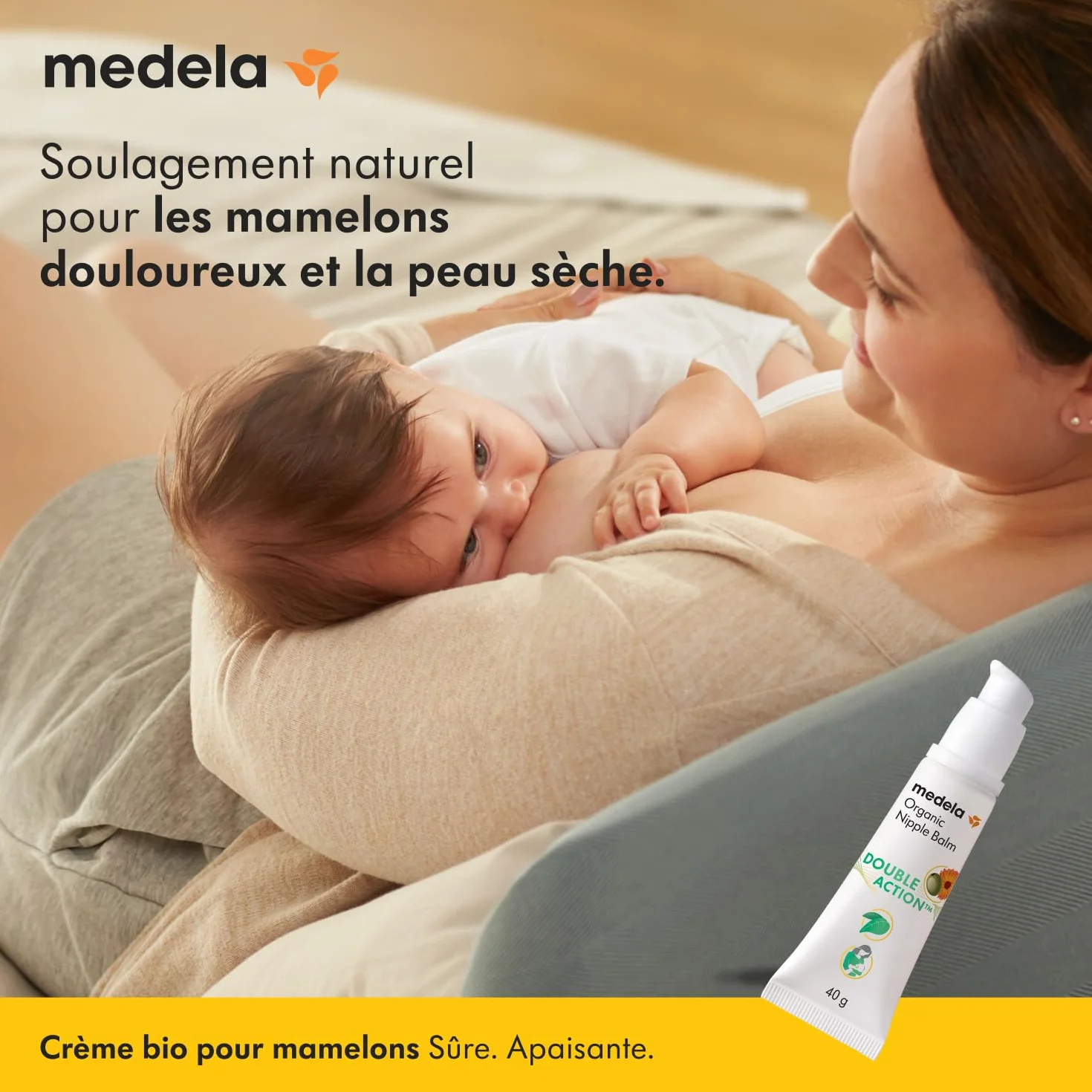 Medela Crème bio pour mamelons, soulage et nourrit, 40 g