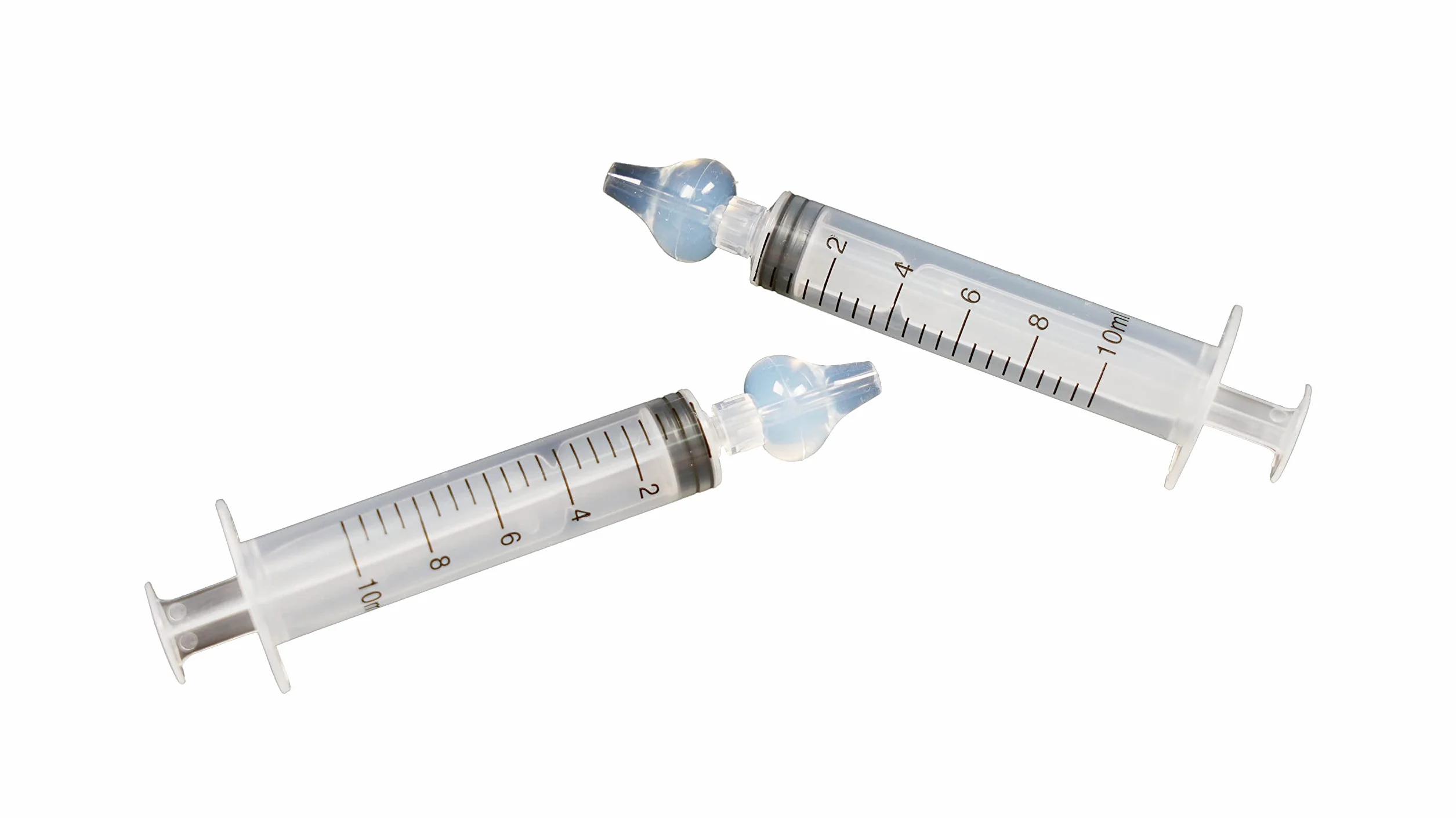 Seringue Nasale Bébé Lot de 2 - Dispositif de Rinçage Nasal - Nettoyeur Nez Irrigation Nasale Sans BPA