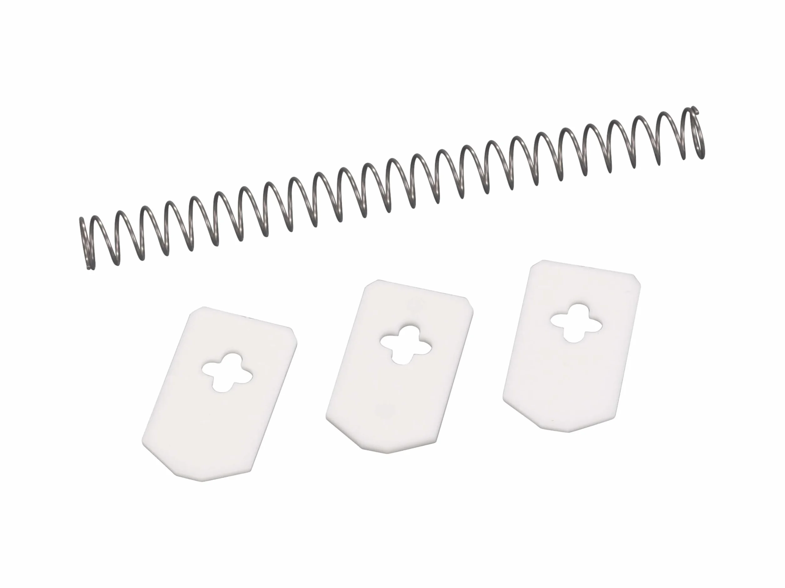 Leifheit Pièces de rechange pour dénoyauteur à cerises, 3 languettes caoutchouc et ressort, kit Cherrymat 37211