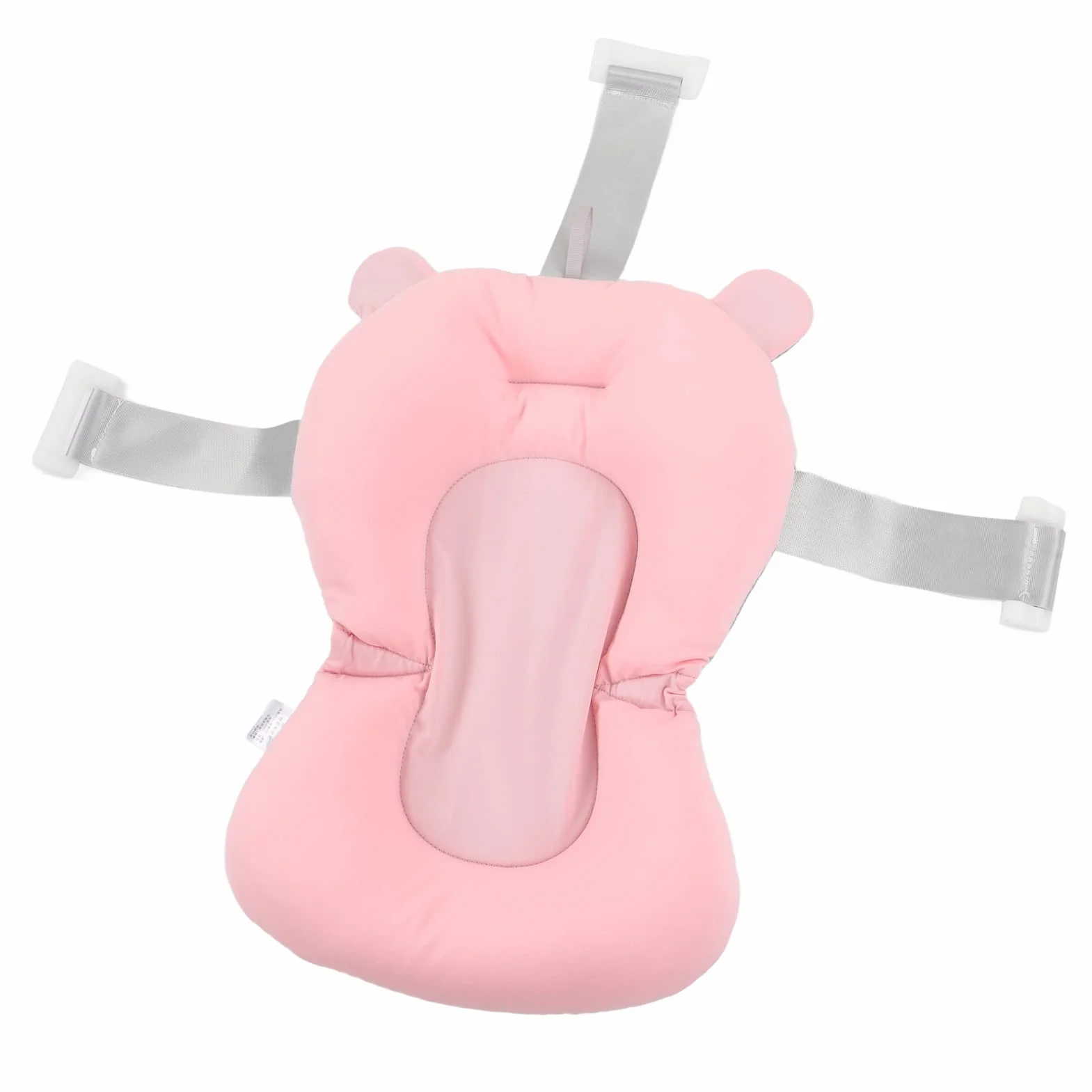 Coussin de Siège de Bain pour Bébé Nouveau-Né Ours Rose