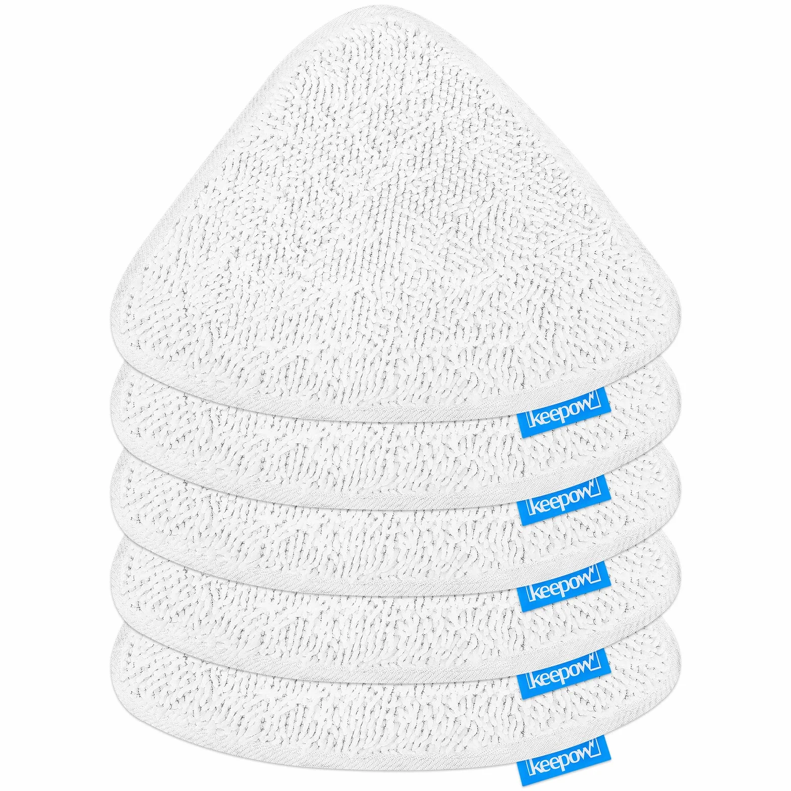 KEEPOW 5 PCS Recharge Balai Vapeur Housse de Lingette Compatible Nettoyeur Vapeur Steam Plus