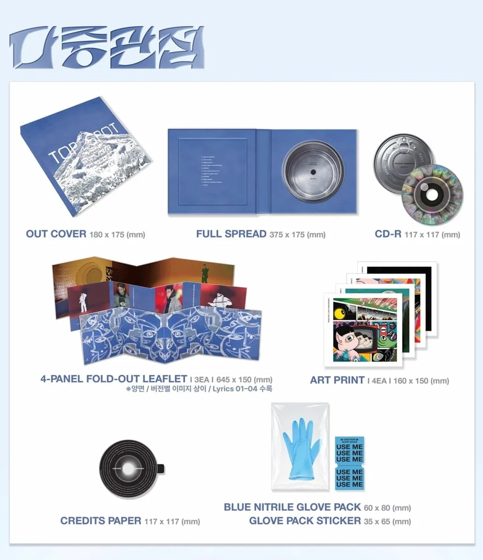 T.O.P Choi Seung Hyun - Top Spot - 다중관점 Another Dimension CD (3 Versions Set)