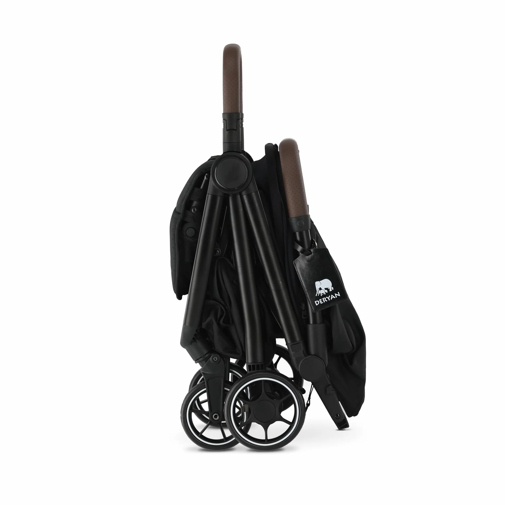 Deryan Air Travel Buggy Pliable Pour Avion Ultra Légère 8 kg UPF 50+ Noir