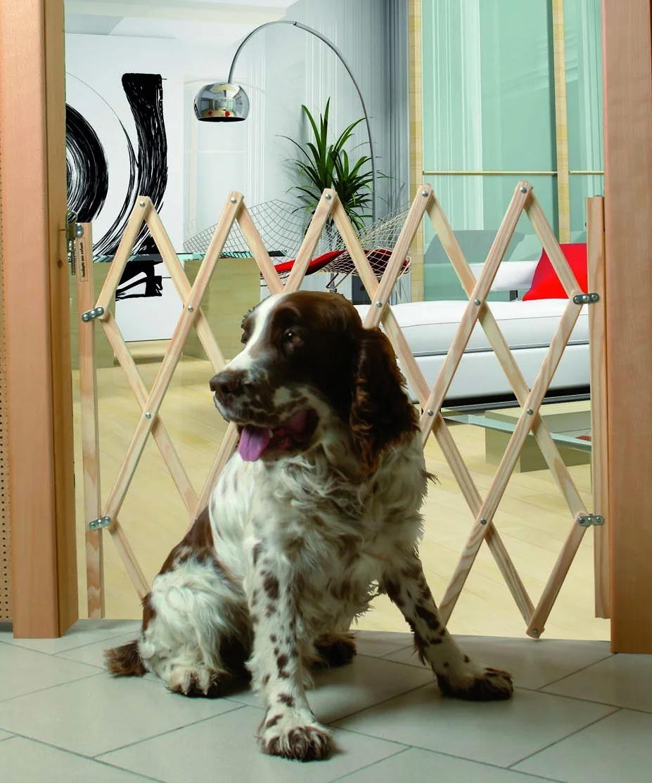 NORDLINGER Pro Barrière Animaux 742000 Stop'Fix Bois FSC Extensible 60-110cm