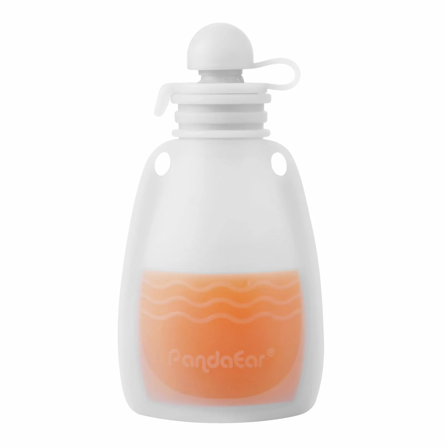 PandaEar Pochettes de Nourriture pour Bébé en Silicone Réutilisables, Lot de 7, 160 ml, sans BPA