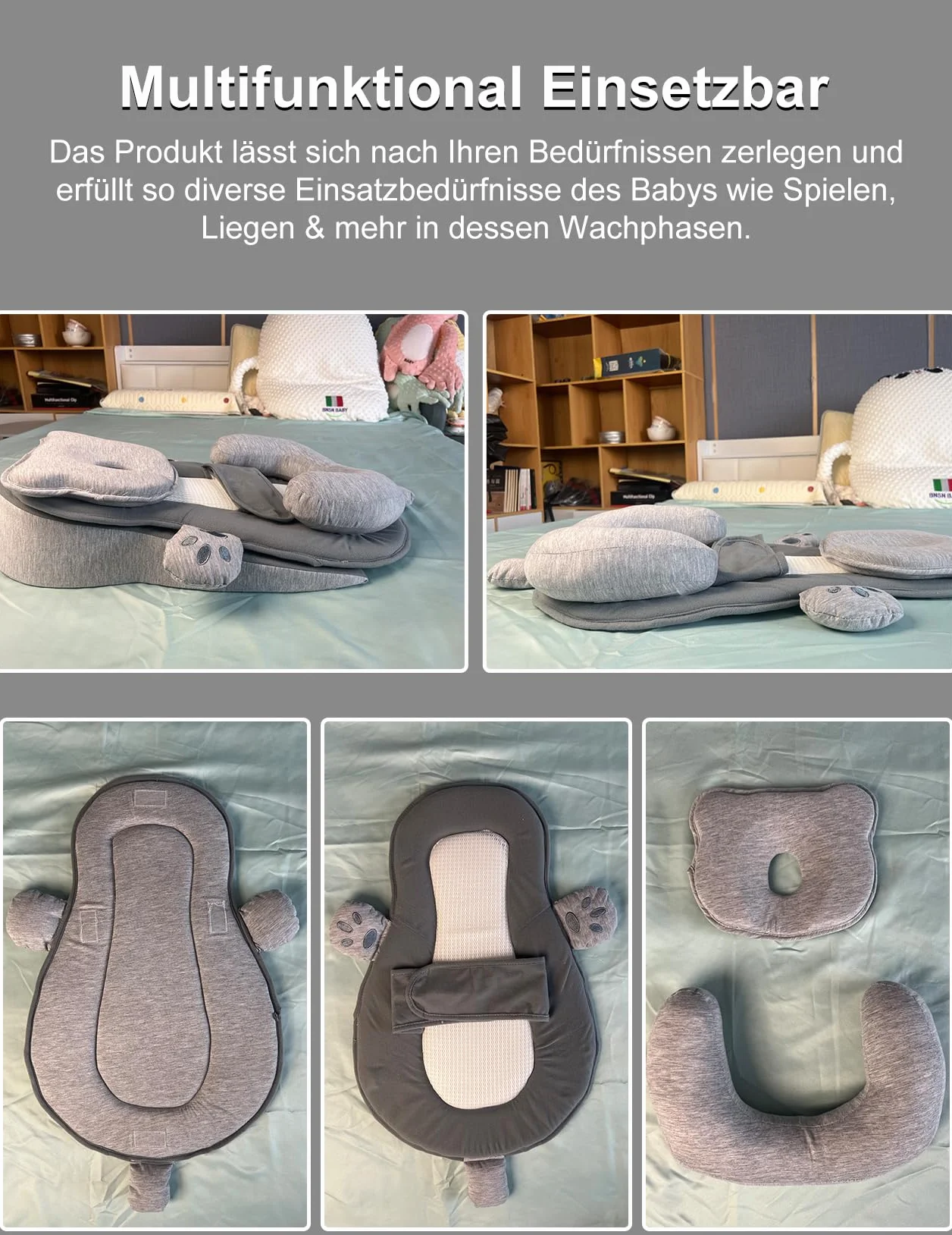 Oreiller Déhoussable Lavable Indéformable Toutes Morphologies