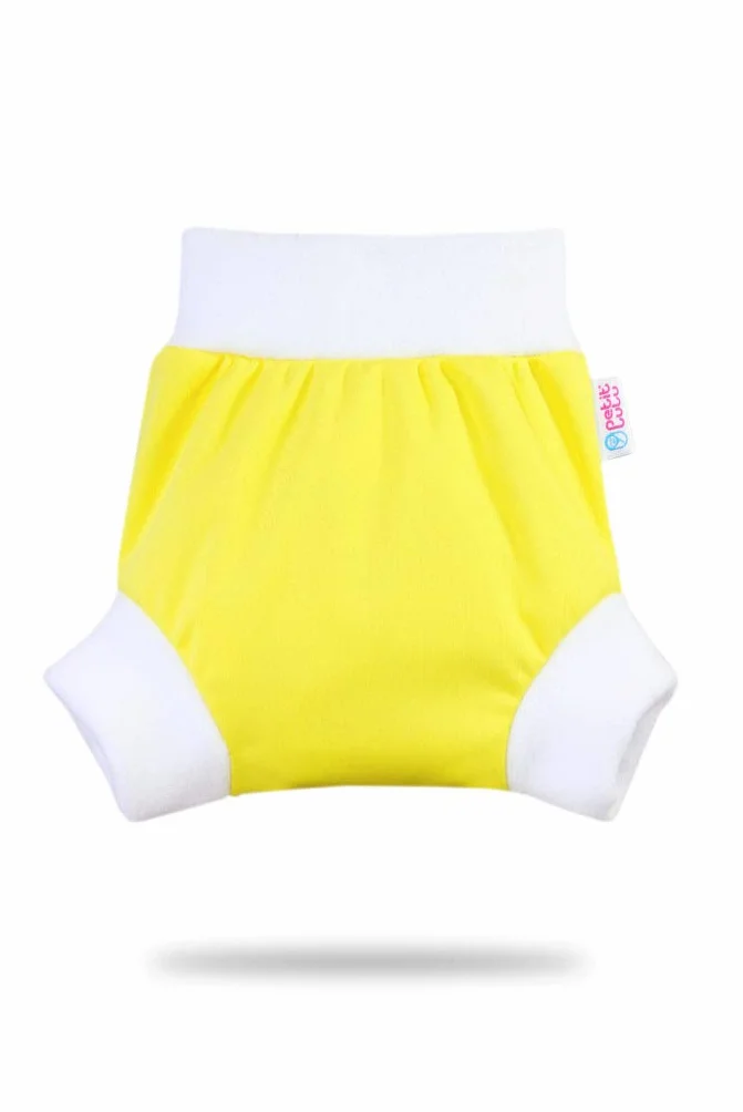 Petit Lulu Shorty en PUL Rainbow Culotte de Protection Taille L Réutilisable Lavable Étanche Couches Lavables Fabriqué en Europe Yellow