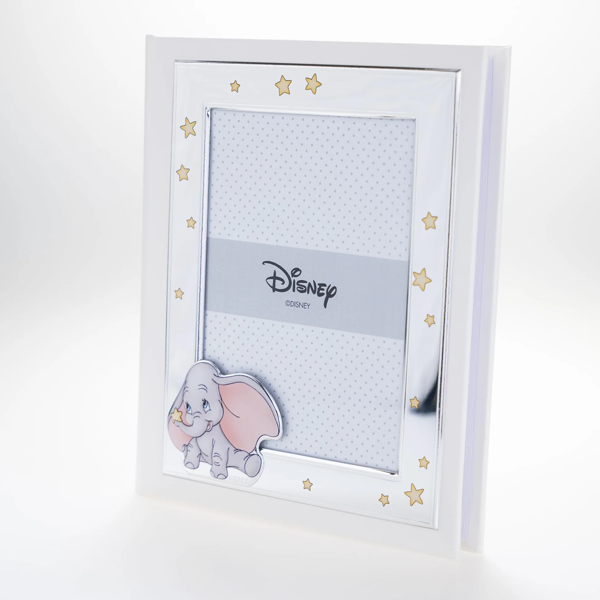 VALENTI & CO. Disney Baby Dumbo Album photo argent cadeau baptême bébé anniversaire