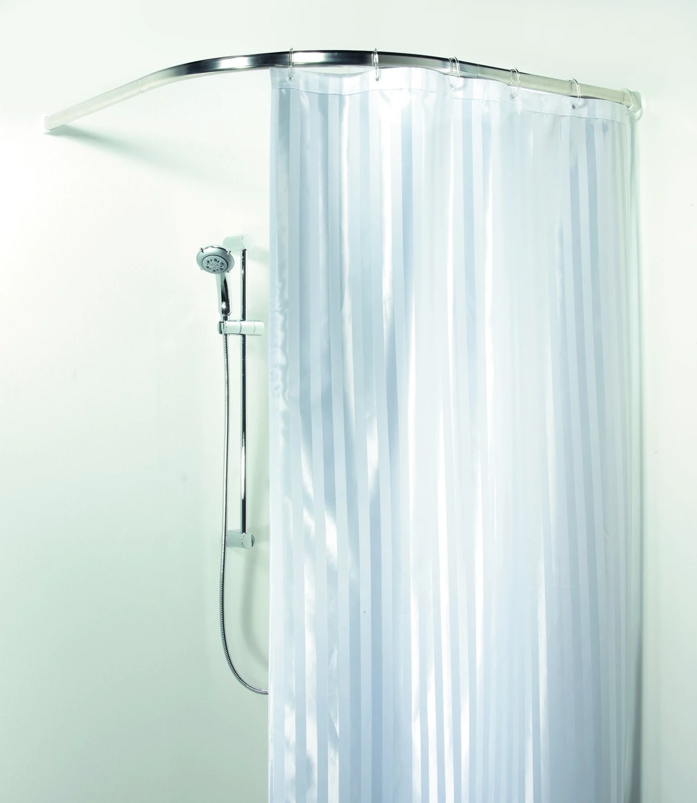 Spirella Barre de Douche OVA Rondo 90x90cm Finition Brillante