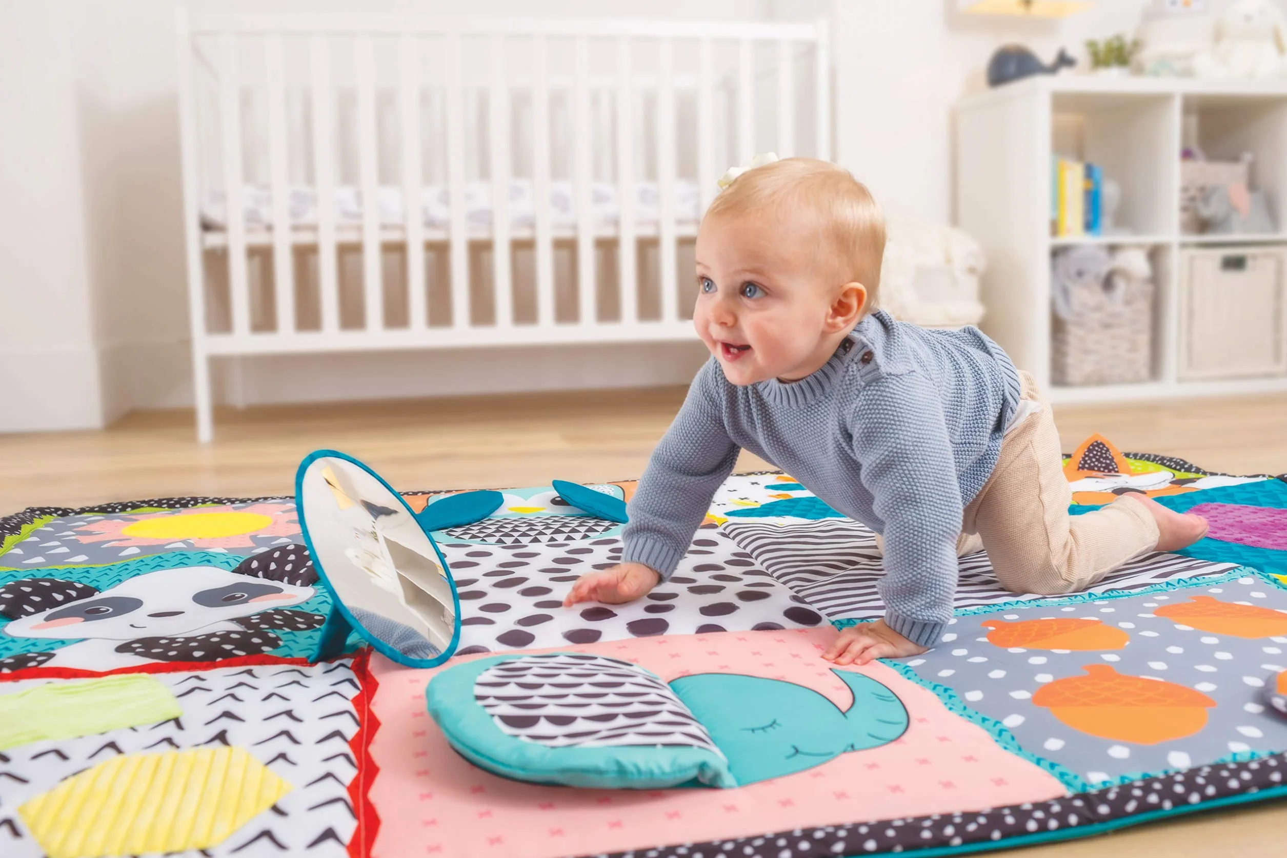 Fold & Go Grand Tapis de Jeu Géant pour Bébés et Tout-Petits