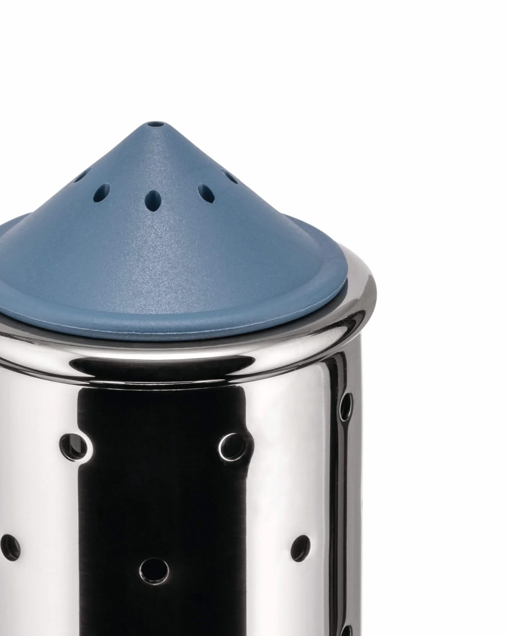 Alessi Salière Acier Inoxydable 18/10 Brillant Bleu Clair