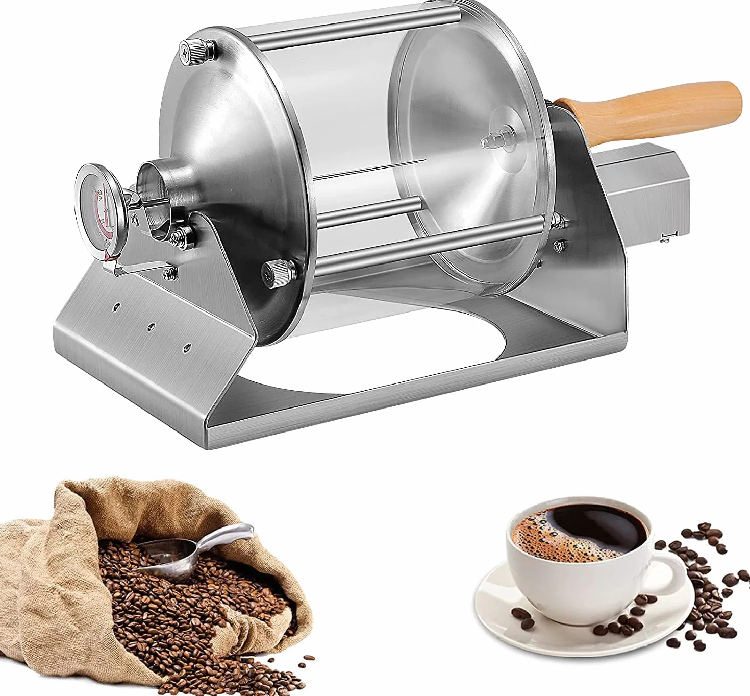 Machine à torréfier les grains de café et les noix 500g