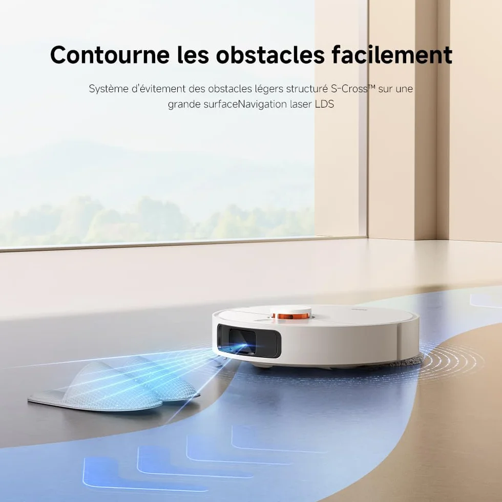 XIAOMI Robot Vacuum X20+ Station Tout-en-Un 6000 Pa Aspiration Lavage & Séchage Auto