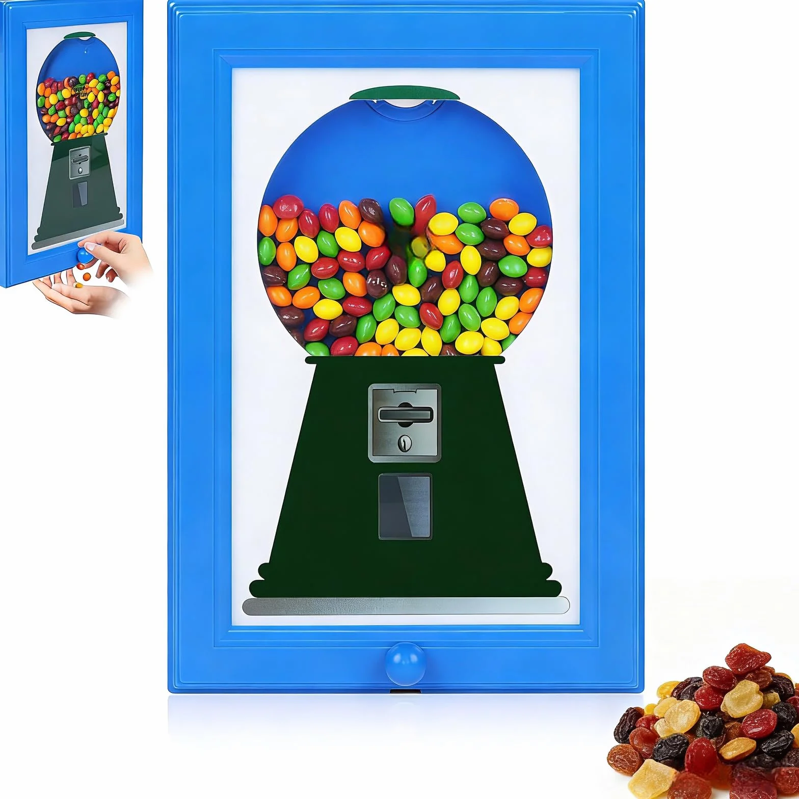 Cadre Distributeur de Bonbons Mural, Rangement Bonbons Décoration Murale