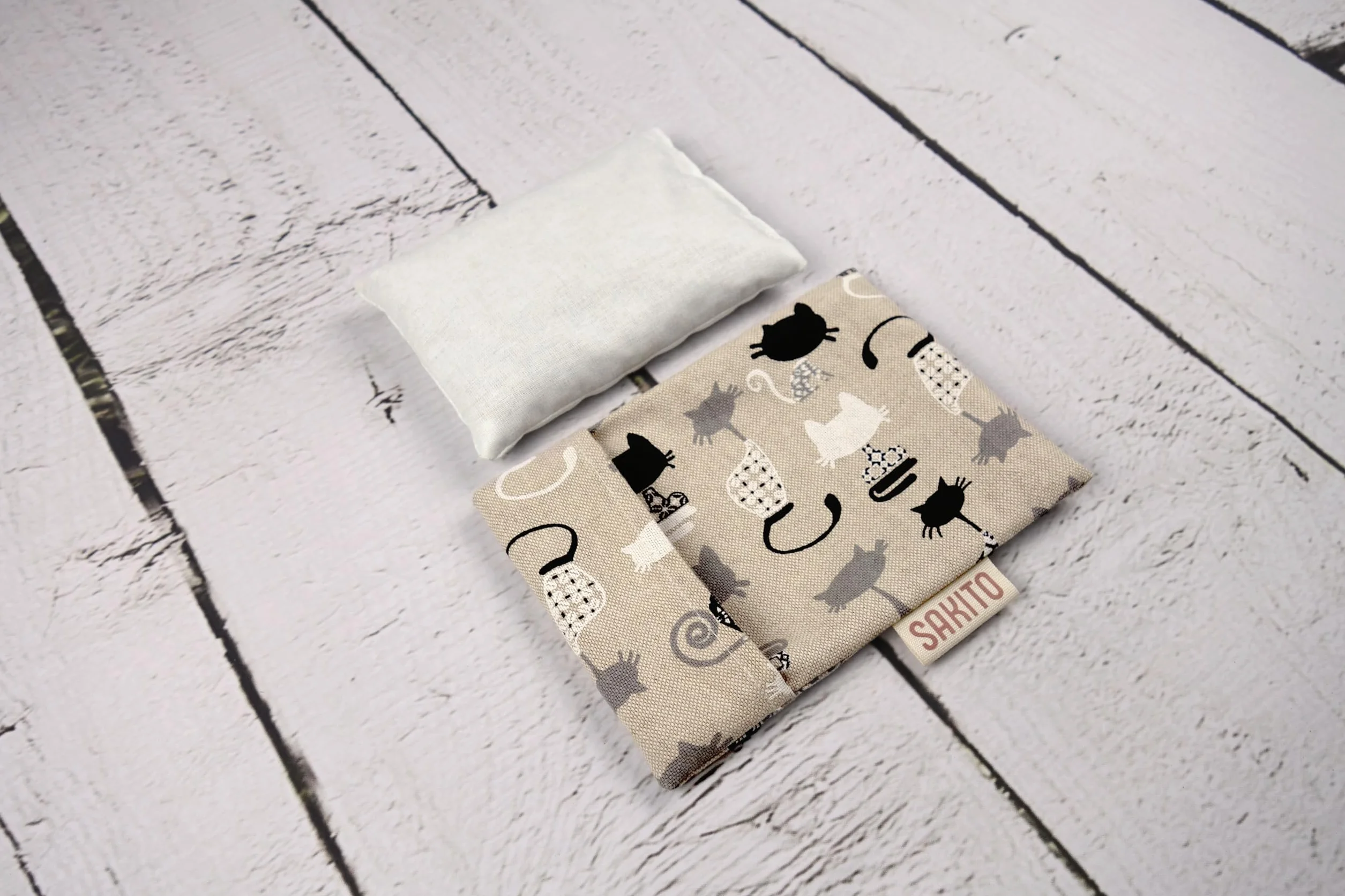 Bouillotte Micro-onde 15x10 cm Thérapie Naturelle Coliques Chaleur Ventre Élimination Gaz Bébés Housse Lavable