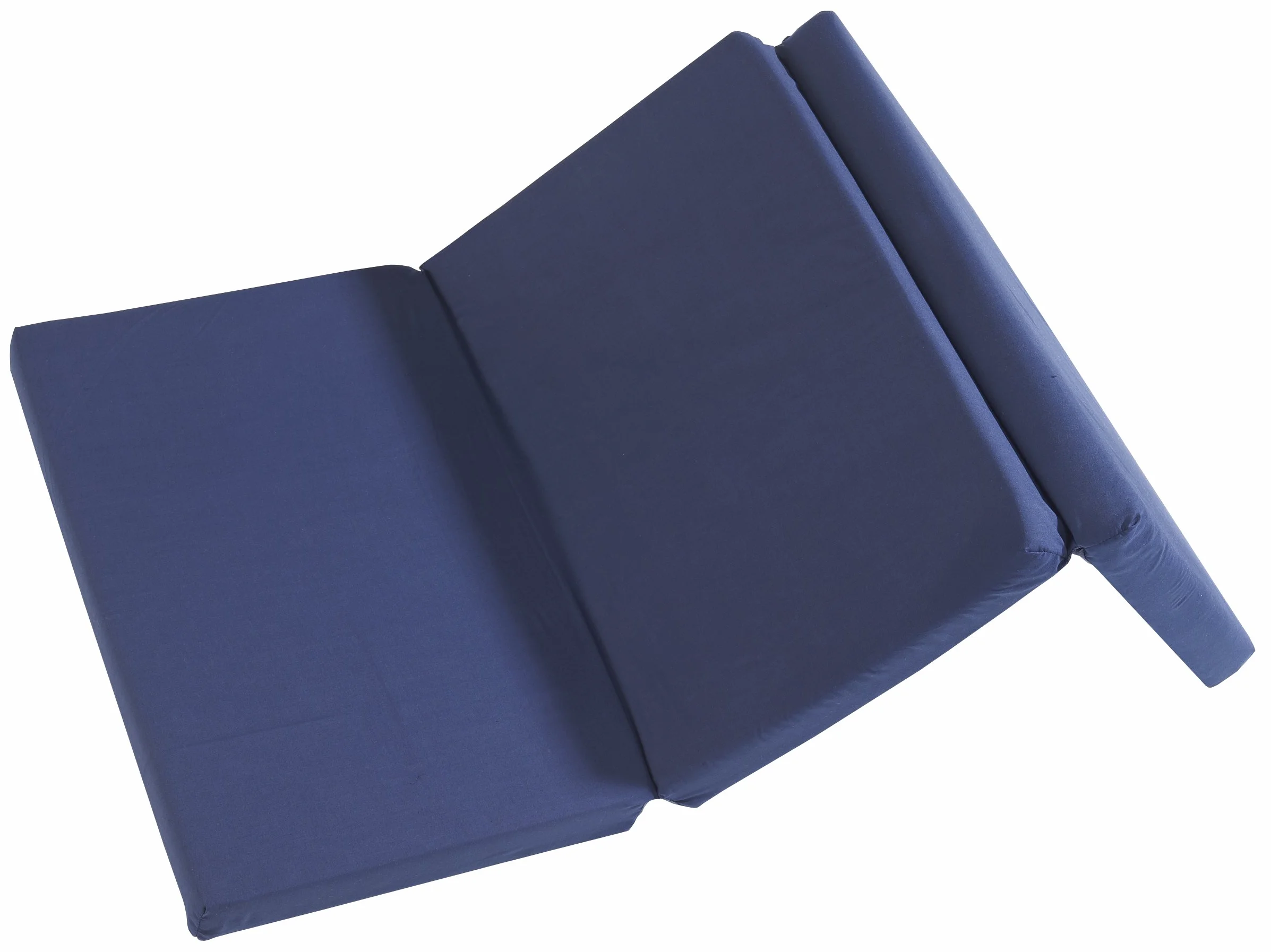 Matelas Bébé de Voyage Pliant 60 x 120 cm Bleu Foncé avec Sac de Transport Housse Amovible Mousse Ferme Épaisseur 5,5 cm
