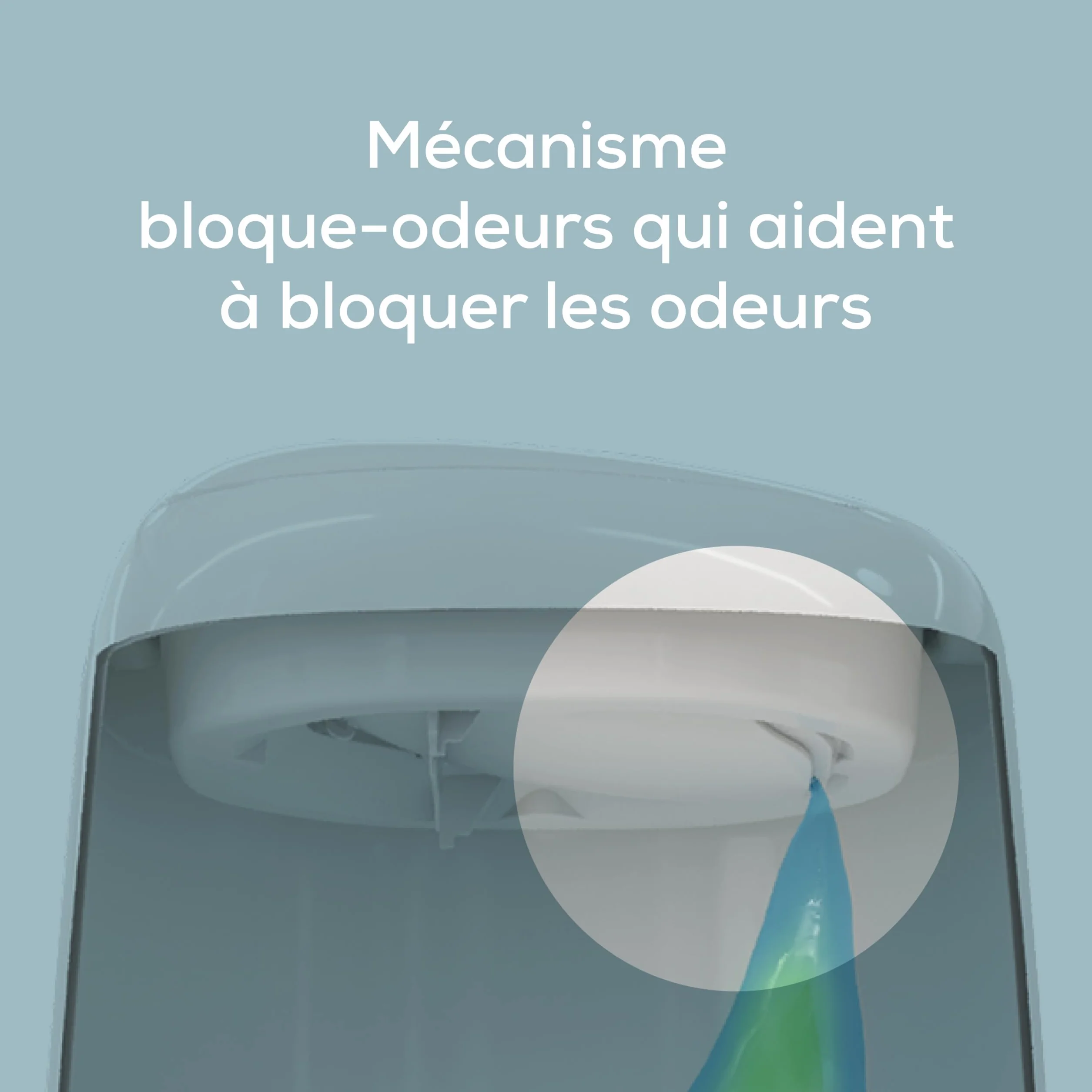 Angelcare Poubelle à Couches Classic XL Anti-Odeur Haute Capacité 1 Mois 190 Couches