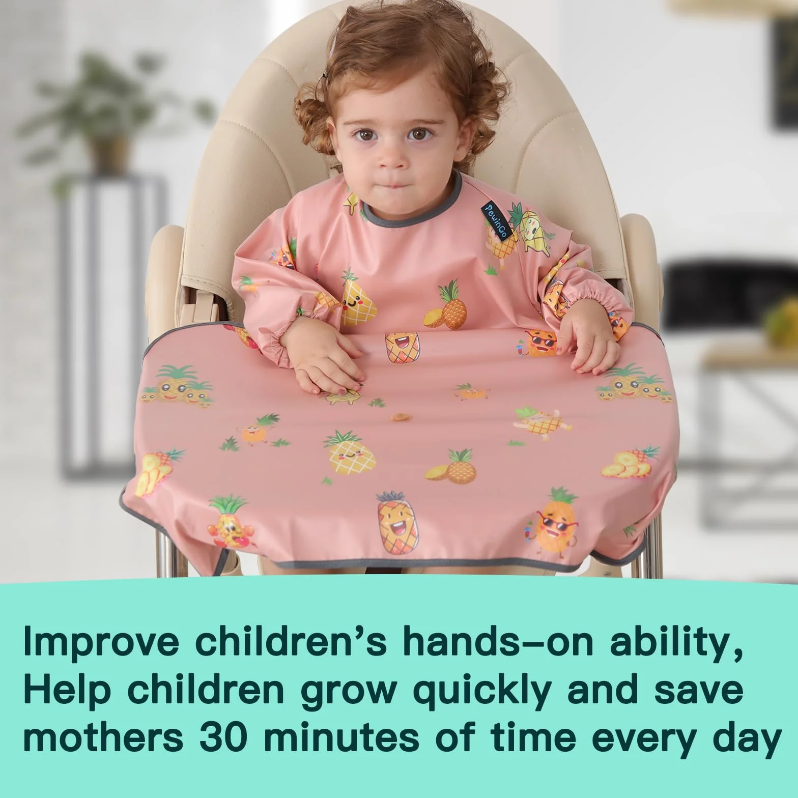 Bavoir Bebe avec Manches Sevrage