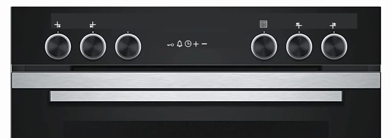 Autocollants pour cuisinière électrique R98 fond transparent symboles blancs