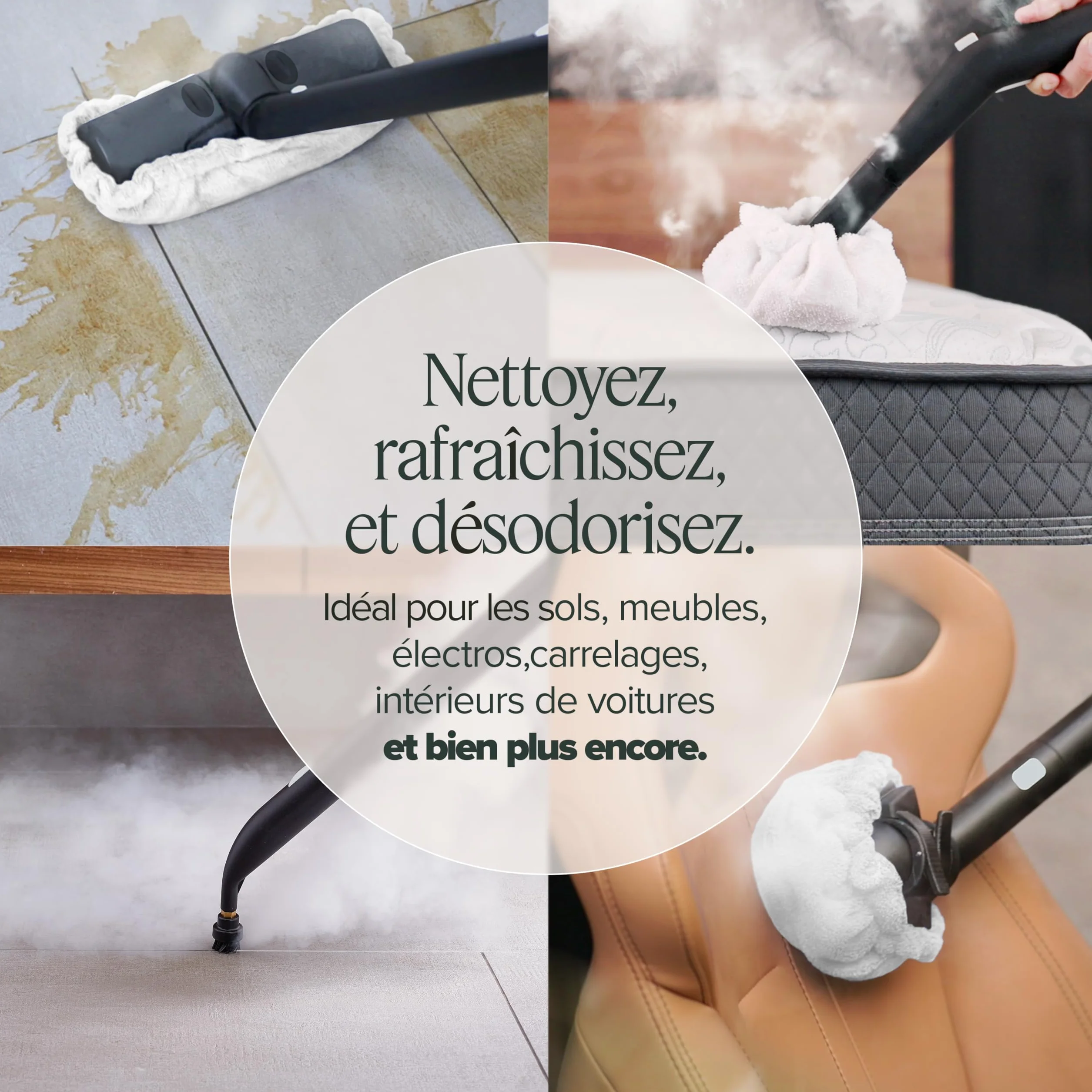 Dupray Neat Nettoyeur Vapeur 17 Accessoires Nettoyage Puissant Sols Voiture Carrelage Joints