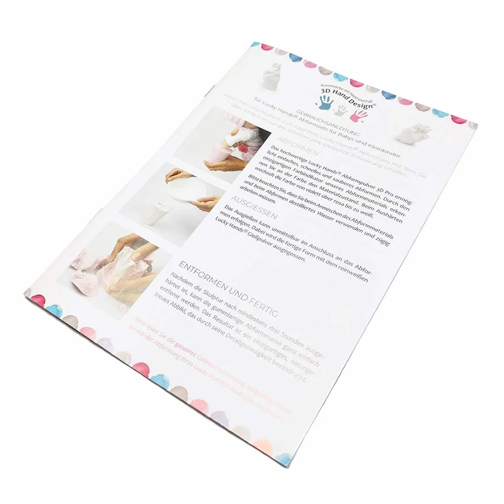 Kit Empreinte Main Bébé 3D DIY – jusqu'à 7 empreintes, doux, sûr, facile, souvenir intemporel