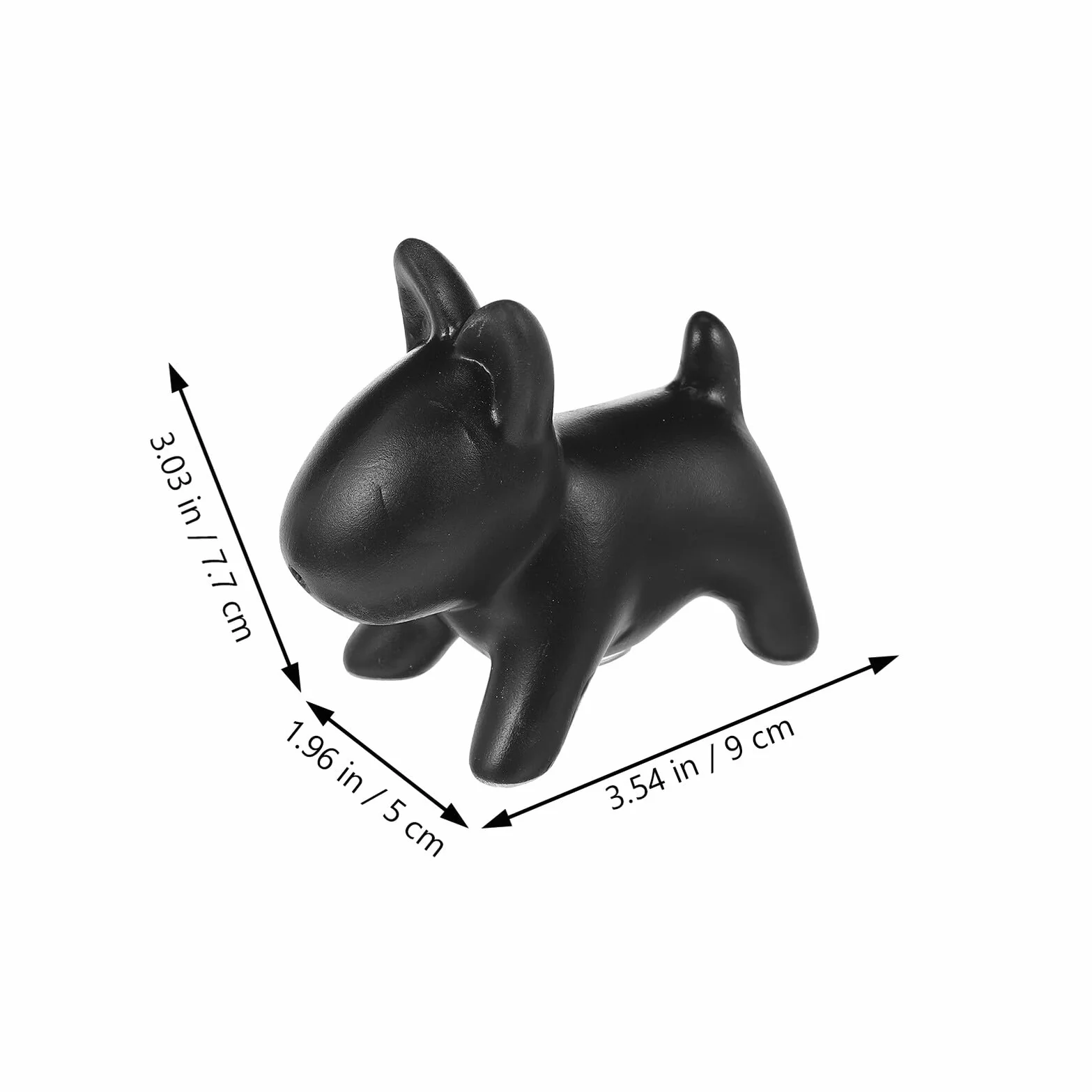 Salières et Poivrières en Céramique Forme Chien Blanc pour Rangement Épices Cuisine