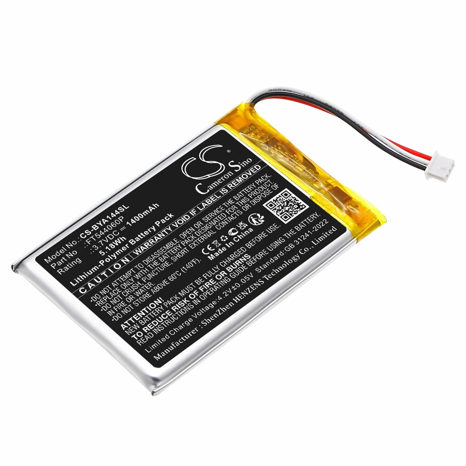 Babymoov Batterie de rechange 1400 mAh 5,18 Wh pour babyphone Yoo-Feel Yoo-moov Yoo-travel