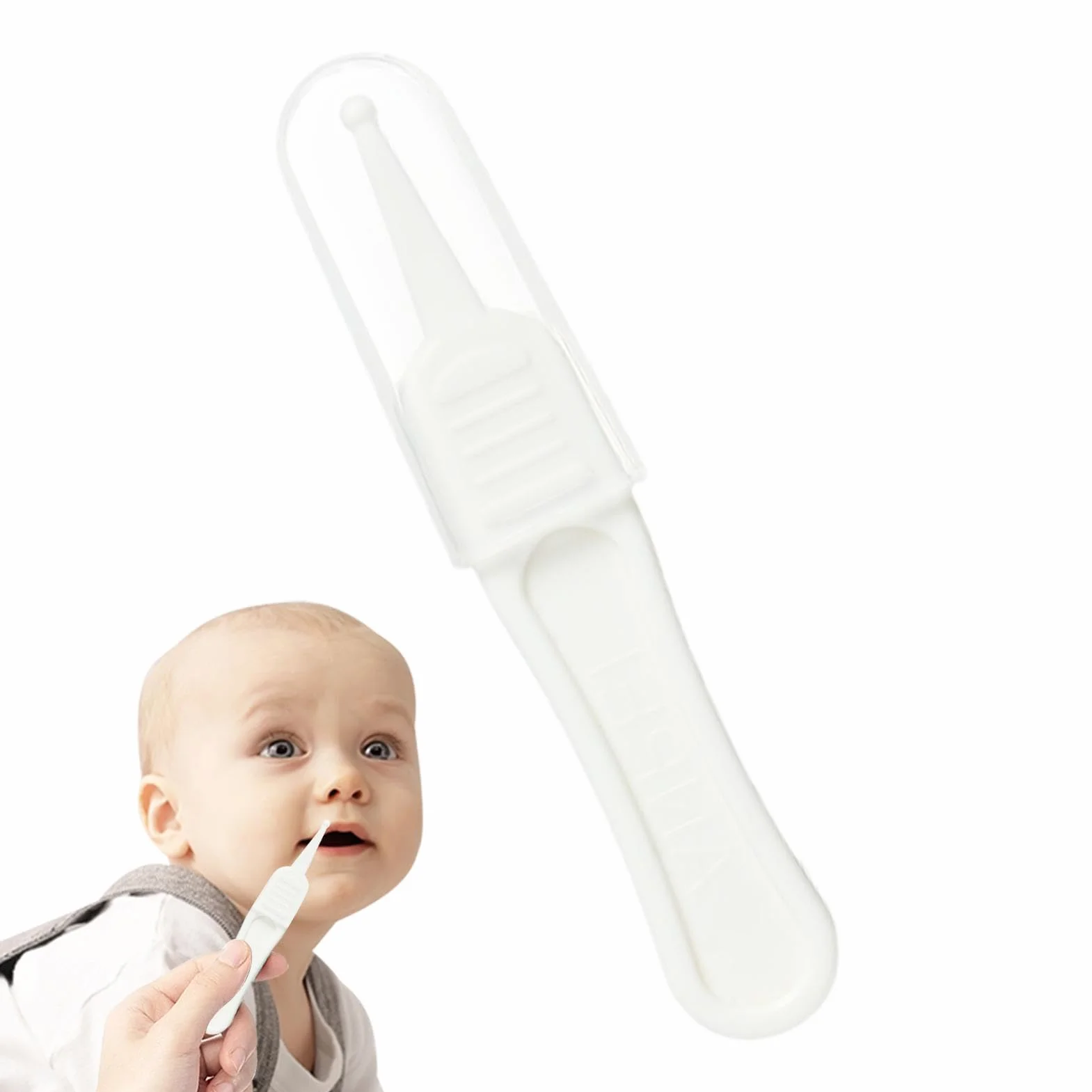 Pince à nez pour bébés - Pincet de nettoyage efficace et sûre, pinces portables rondes