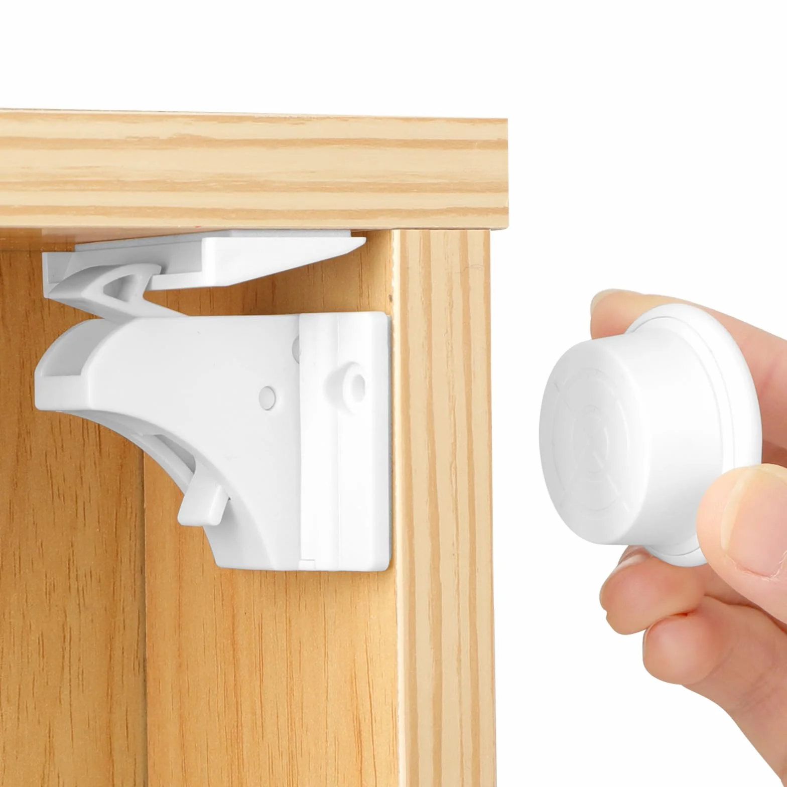 Serrure magnétique pour armoire de sécurité bébé, 20 serrures avec 4 clés