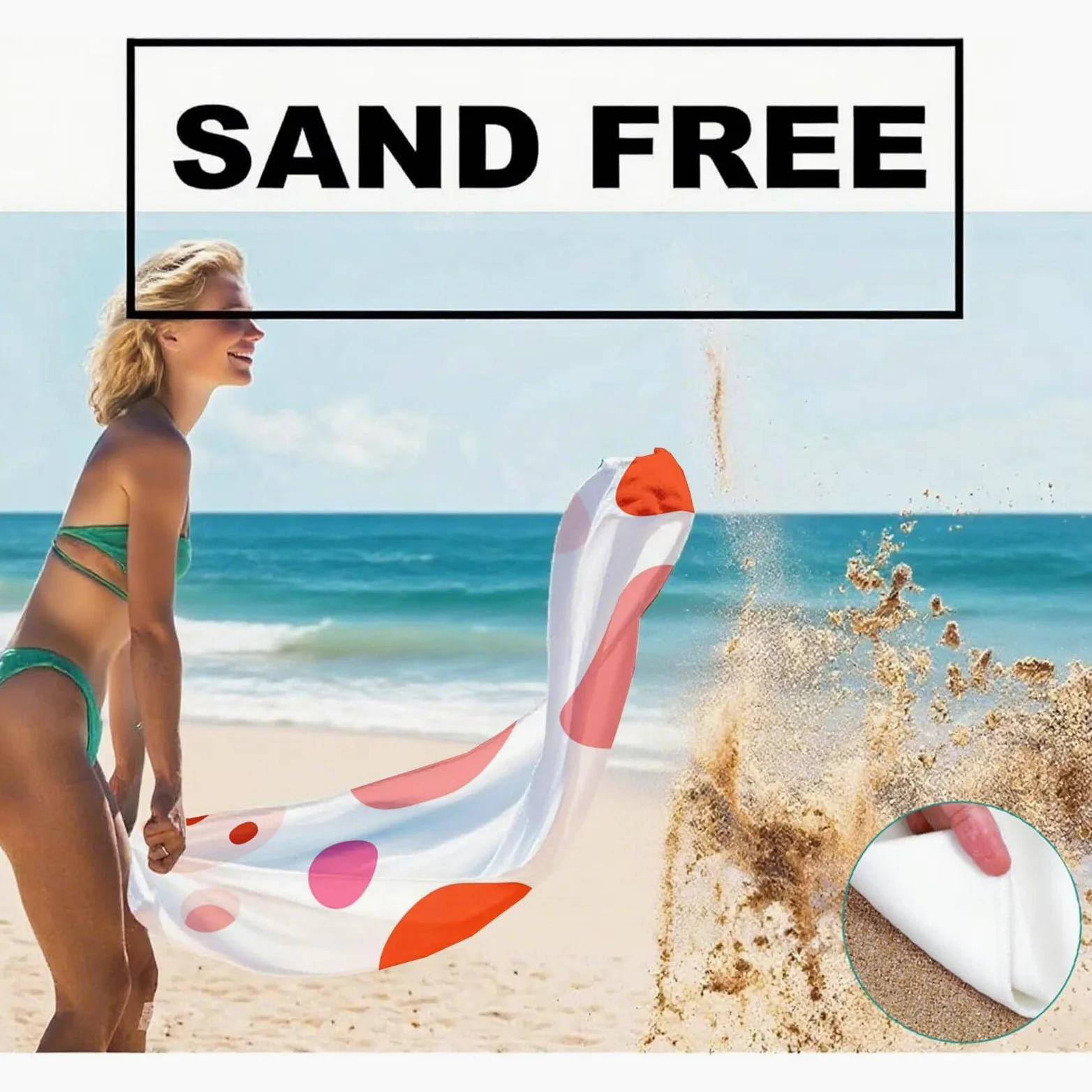 Serviette de Plage XXL 90x200,Rose Serviette Plage Microfibre avec Séchage Rapide, Anti-Sable, Absorbante Fonction Design pour Vacances Piscine Pique-Nique Voyages Yoga, Cadeau Femme 2 Pack Q-637