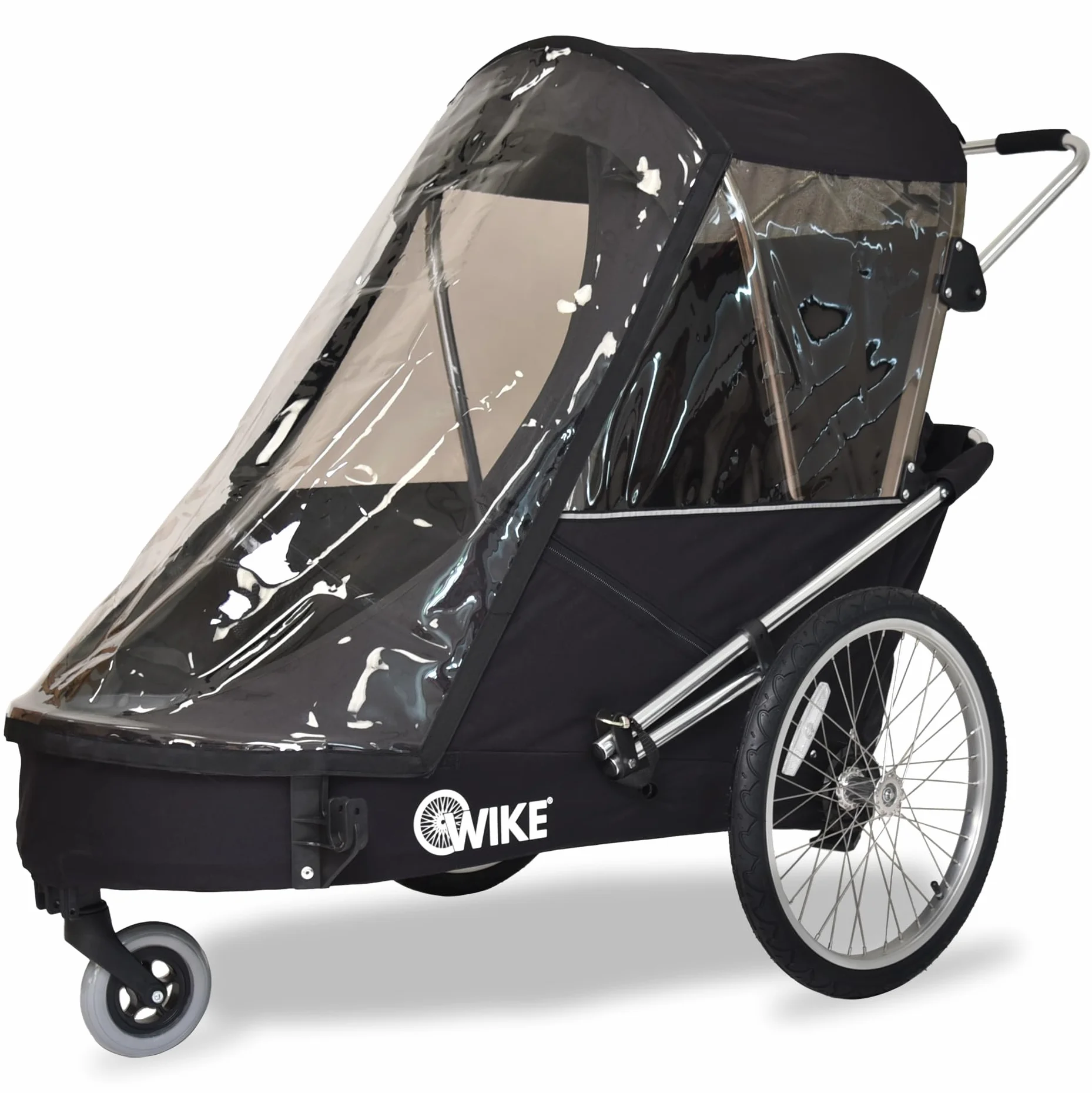 Wike Special Needs Remorque pour Poussette et kit de Jogging Noir