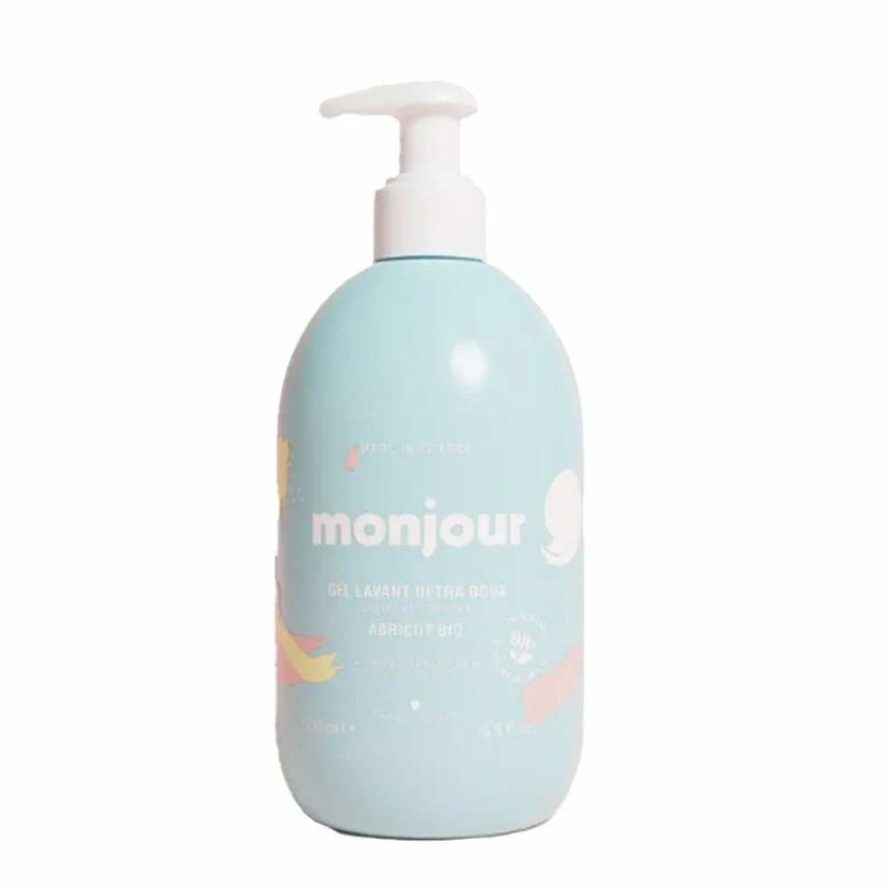 Gel Lavant Bébé Visage Corps Cheveux Hypoallergénique 98% Origine Naturelle 500 ml