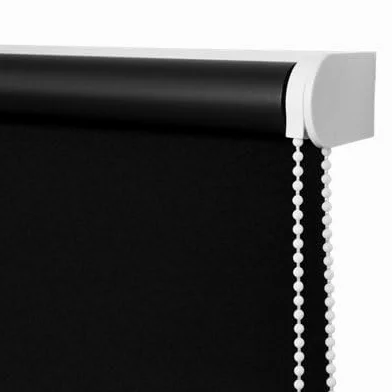 GoodHome Store Enrouleur occultant sans perçage Boreas 2 Noir 160 x 240 cm