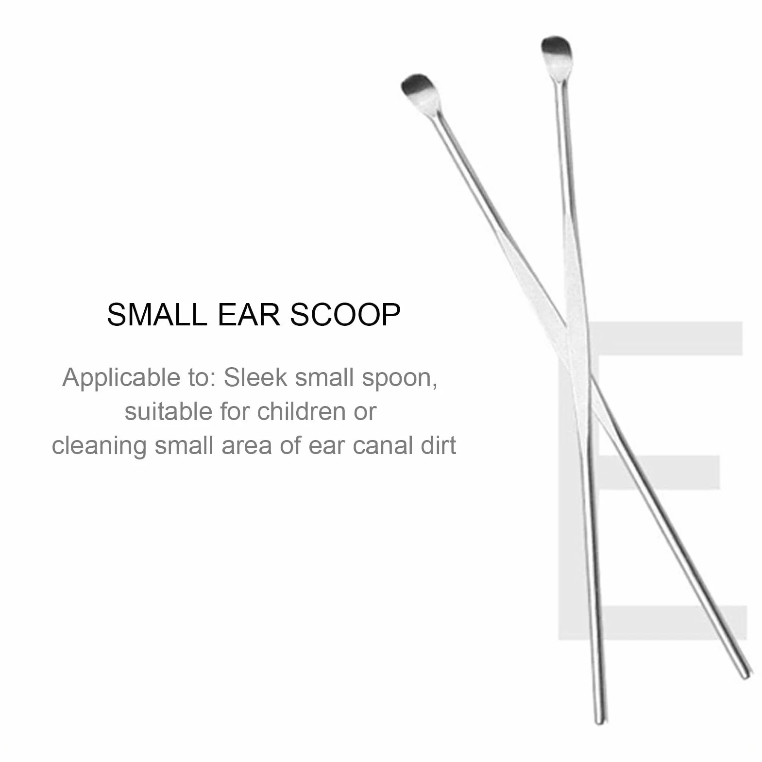 Retrait cérumen Ear Pick - Outil Retrait Cire d'oreille en Acier Inoxydable, Ensemble 6 Outils