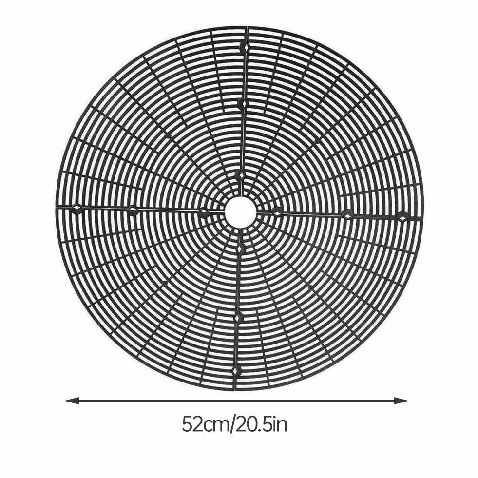 Grille de Protection pour Plantes, Protecteur de Sol avec Boulons 52 cm, Sécurité pour Enfants