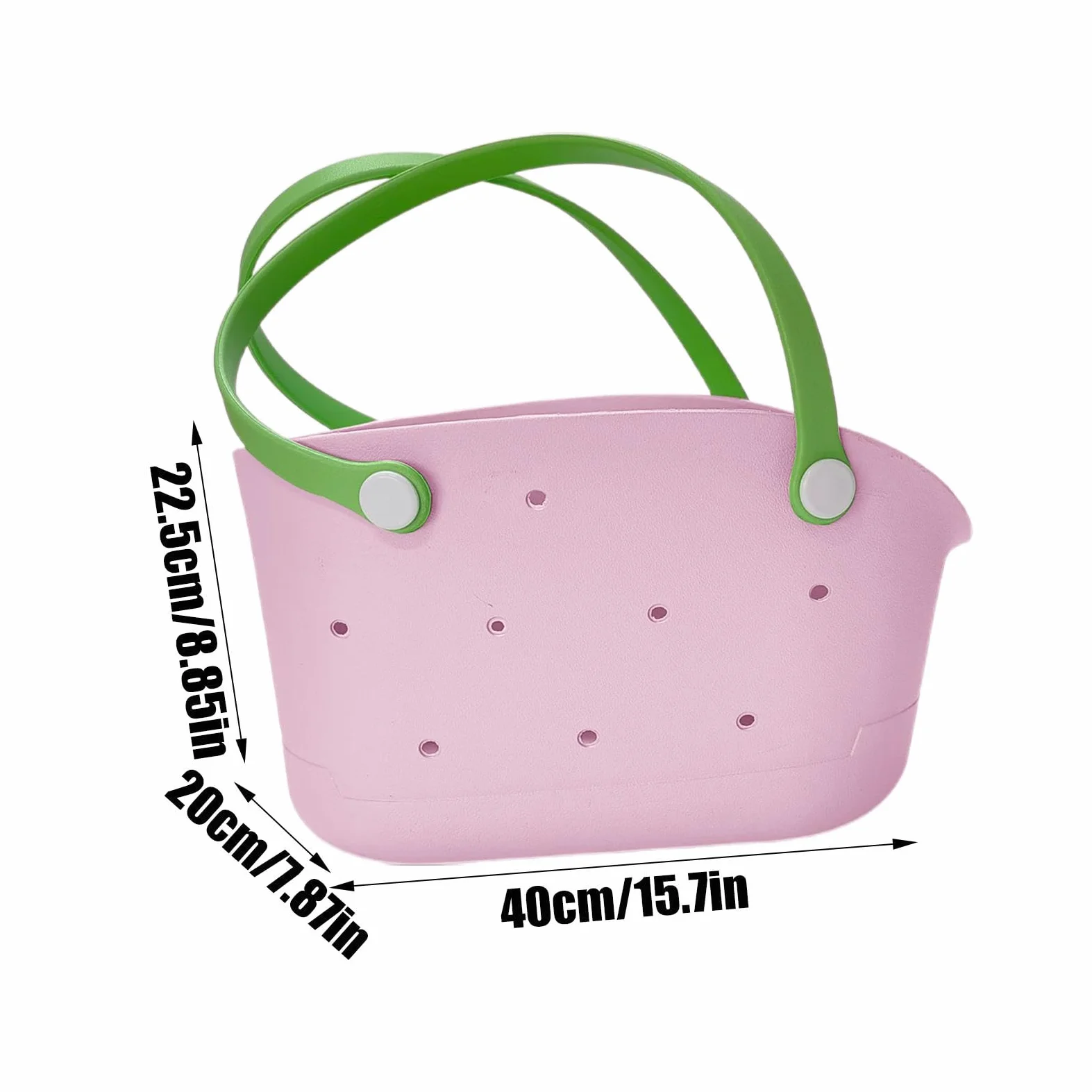Sac de plage en caoutchouc – Sac de plage imperméable – Accessoires de voyage tendance, lavable et résistant au sable pour homme et femme – Pour l'extérieur, la piscine, le bateau