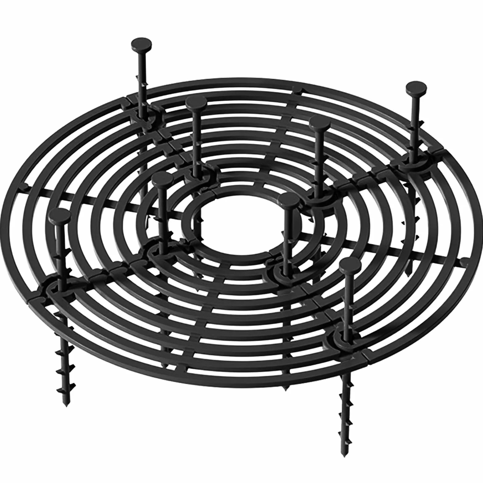 Grilles de Protection de Pots de Plantes 30 cm Couvercle pour Pot de Fleurs Découpable Contre Animaux