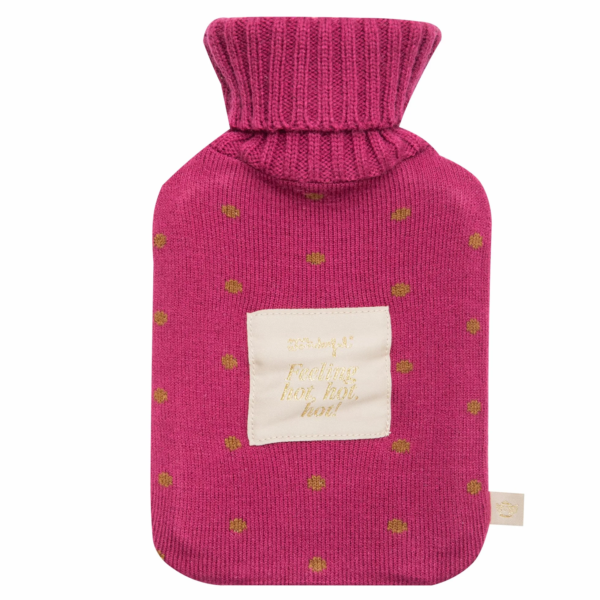 Mr. Wonderful Bouillotte en Coton 1 Litre avec Message Amusant